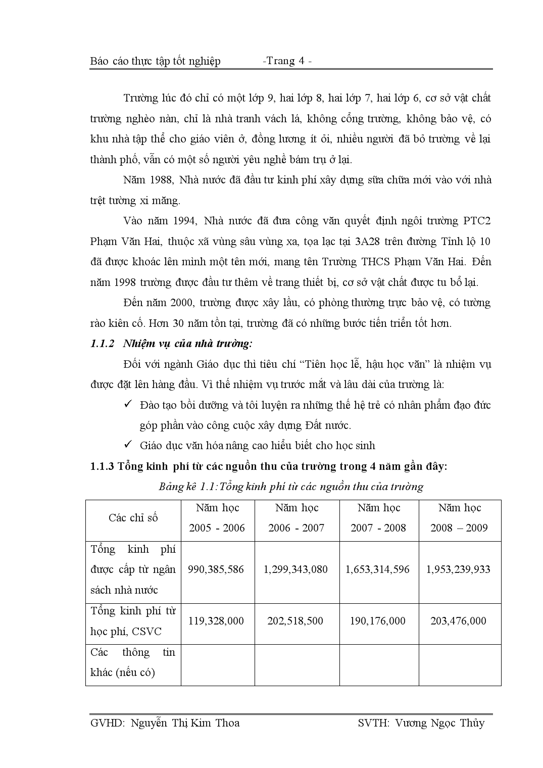 Chuyên đề Tổ chức công tác kế toán hành chính sự nghiệp tại trường THCS Phạm Văn Hai trang 4