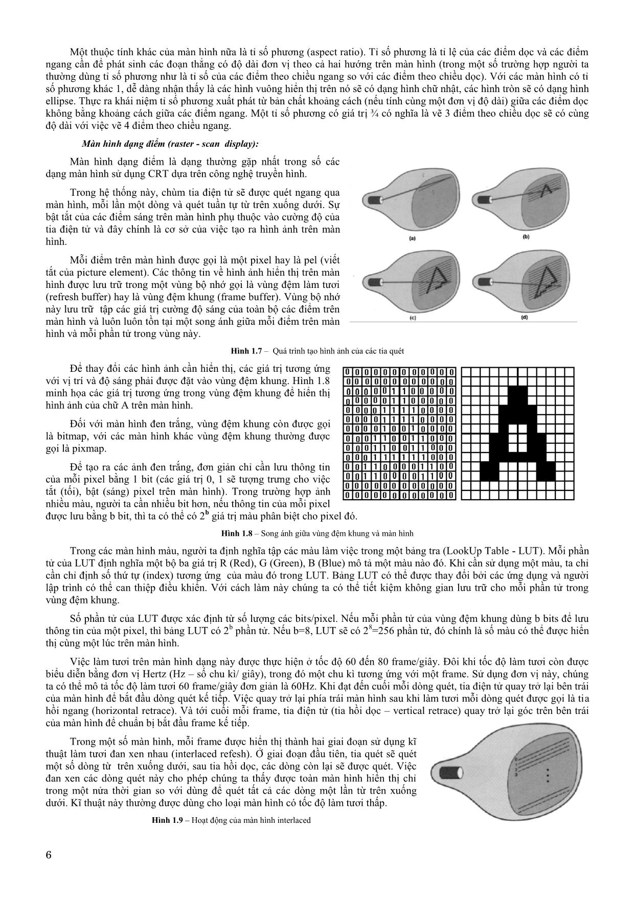 Đề cương Đồ họa máy tính trang 4