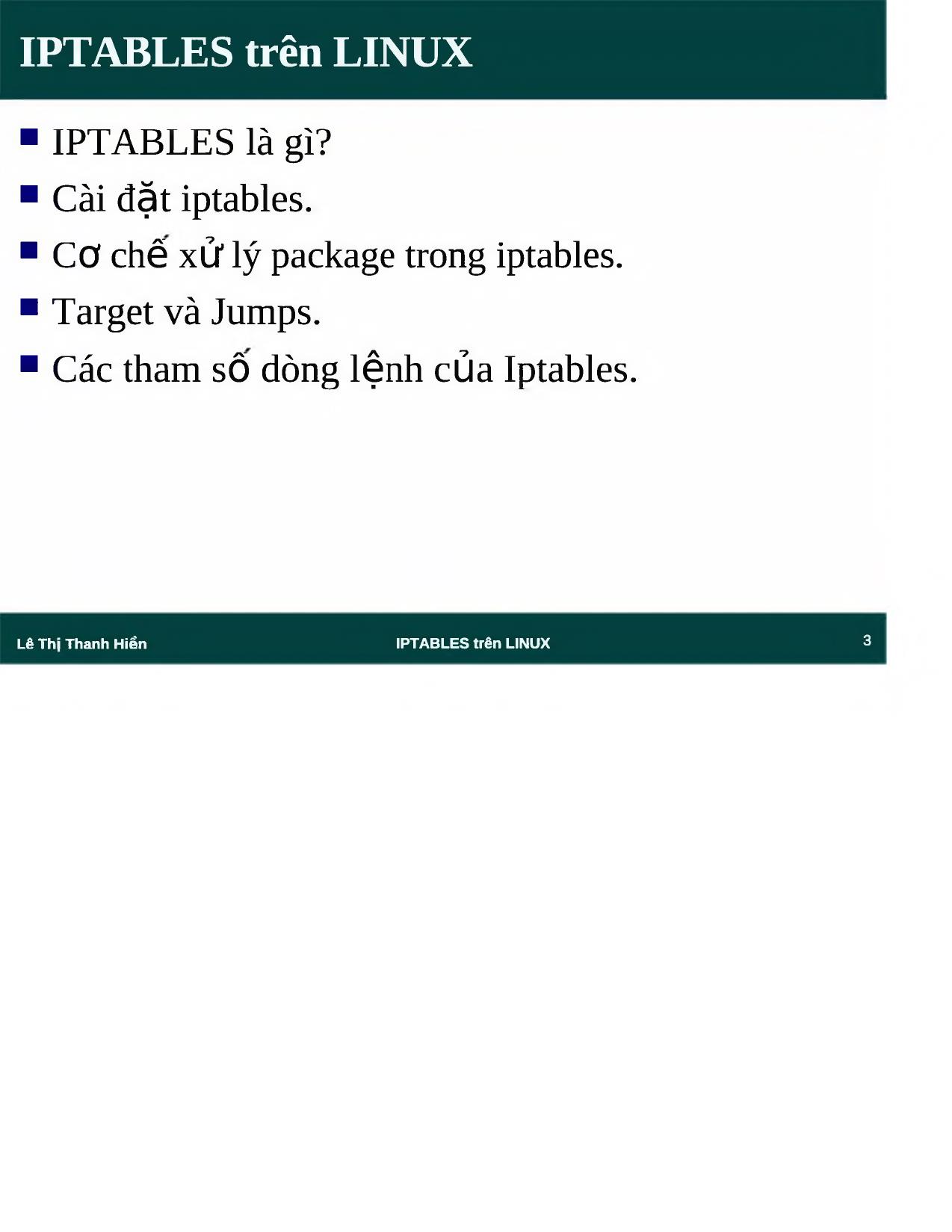 Đề tài IPTables trên Linux trang 3