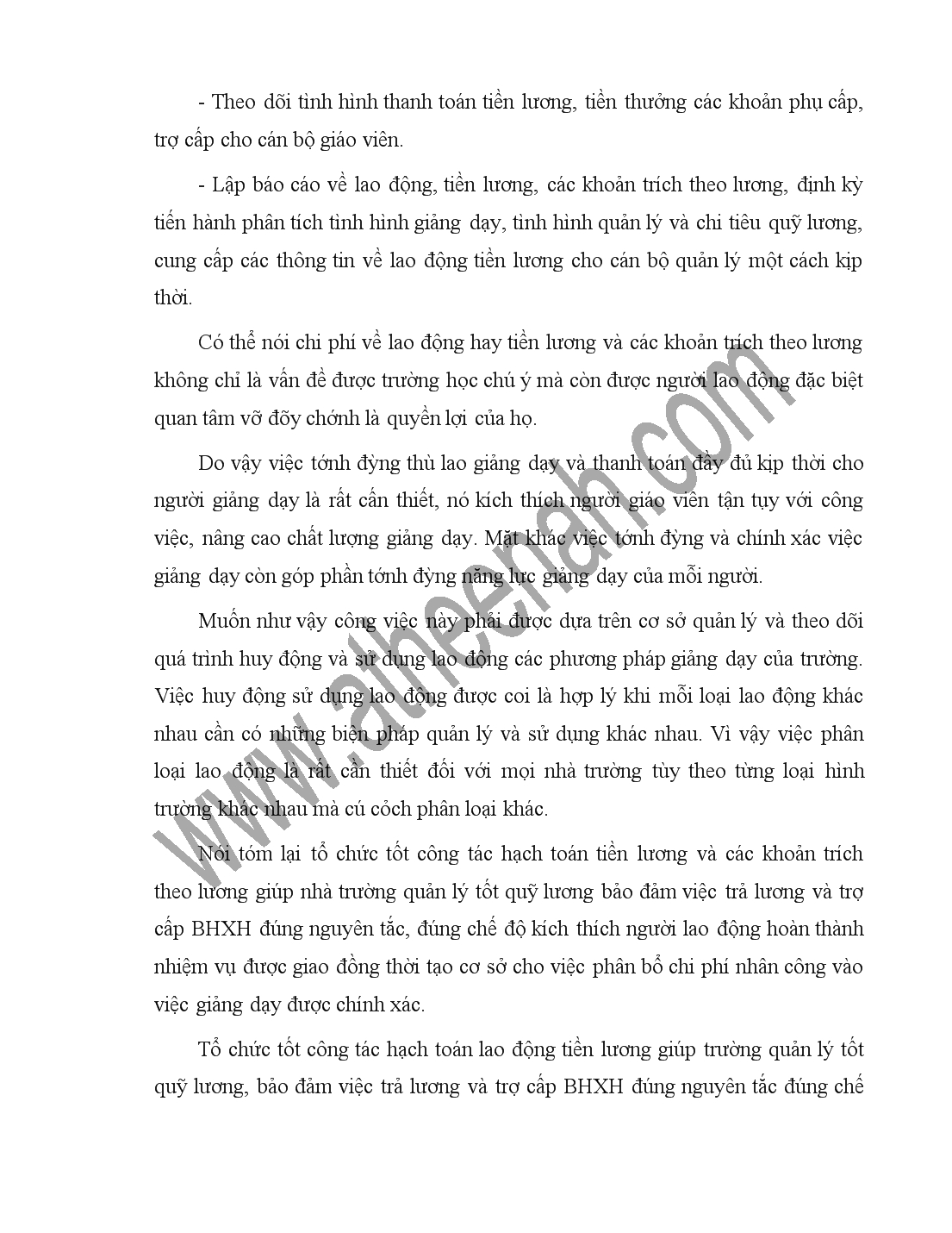 Đề tài Kế toán tiền lương và các khoản trích theo lương tại Trường tiểu học Quang Châu số 1 trang 5