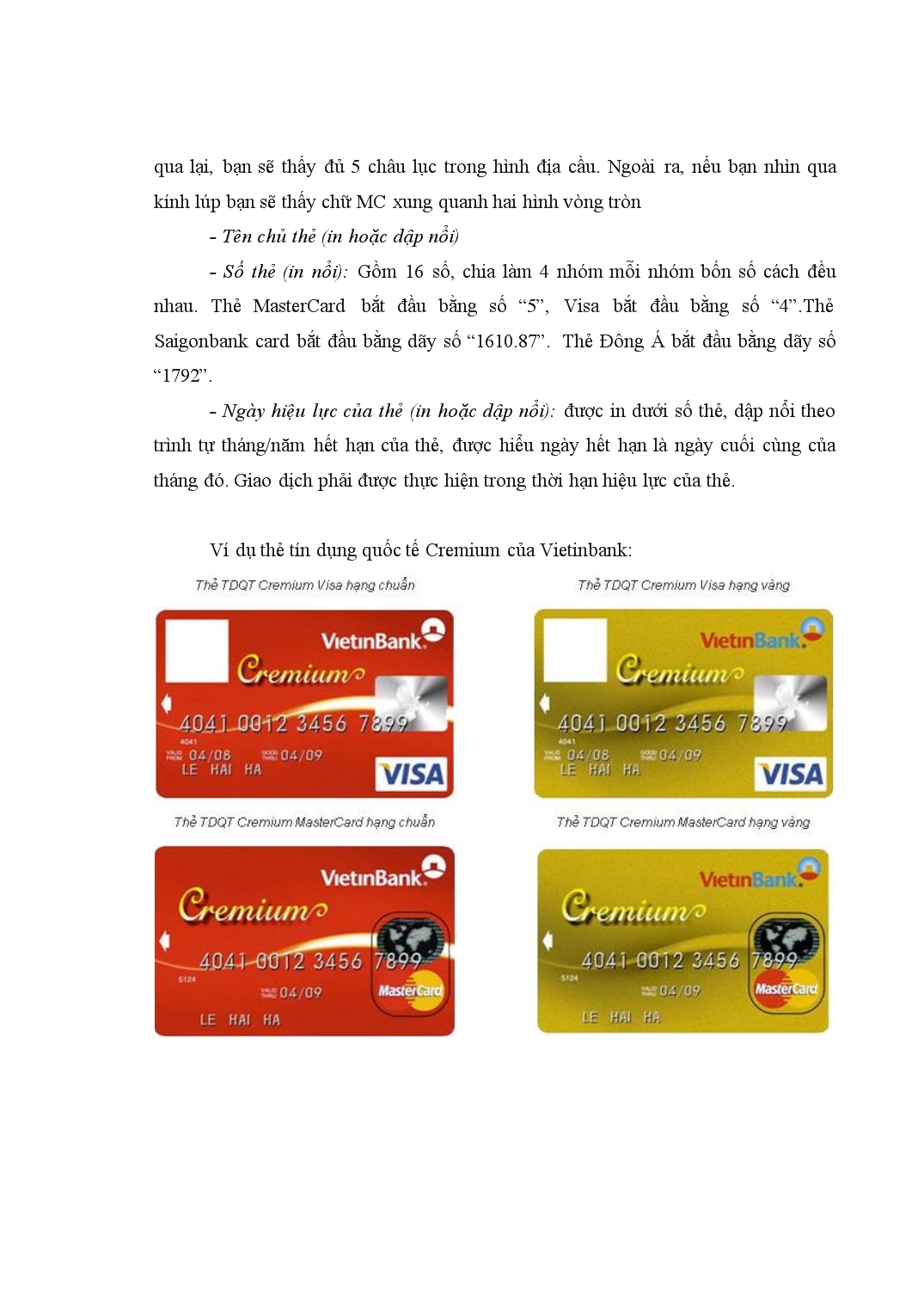 Đề tài Phương hướng và giải pháp phát triển khách hàng sử dụng thẻ của Vietinbank trang 5
