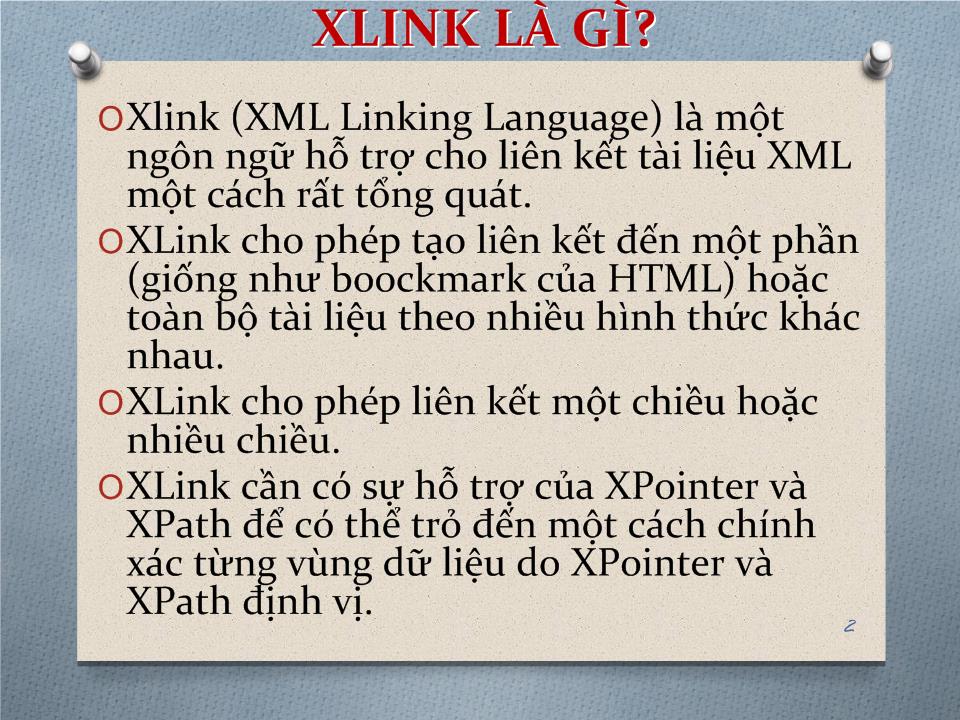 Đề tài Xlink & XPointer trang 2