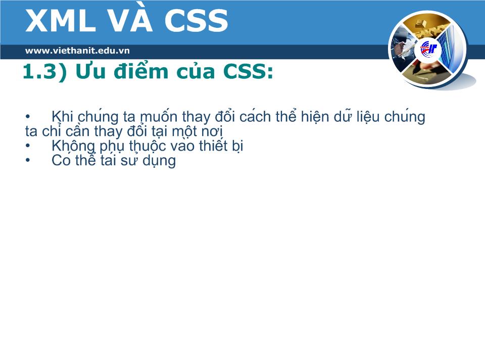Đề tài XML và CSS trang 5