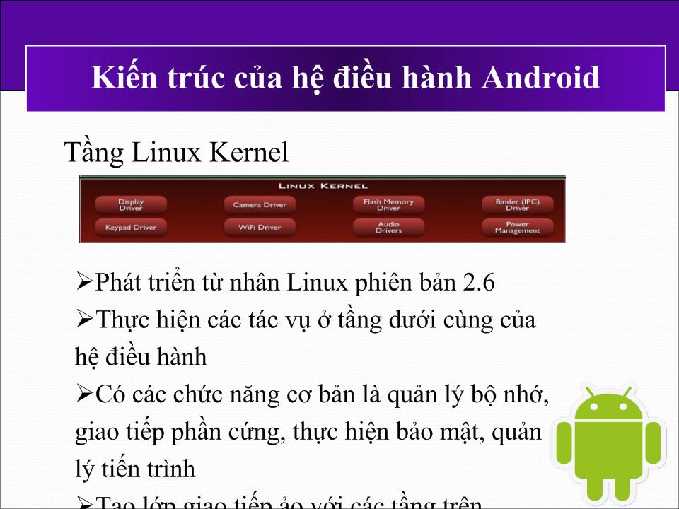 Đồ án Tìm hiểu về hệ điều hành Android (Slide) trang 5