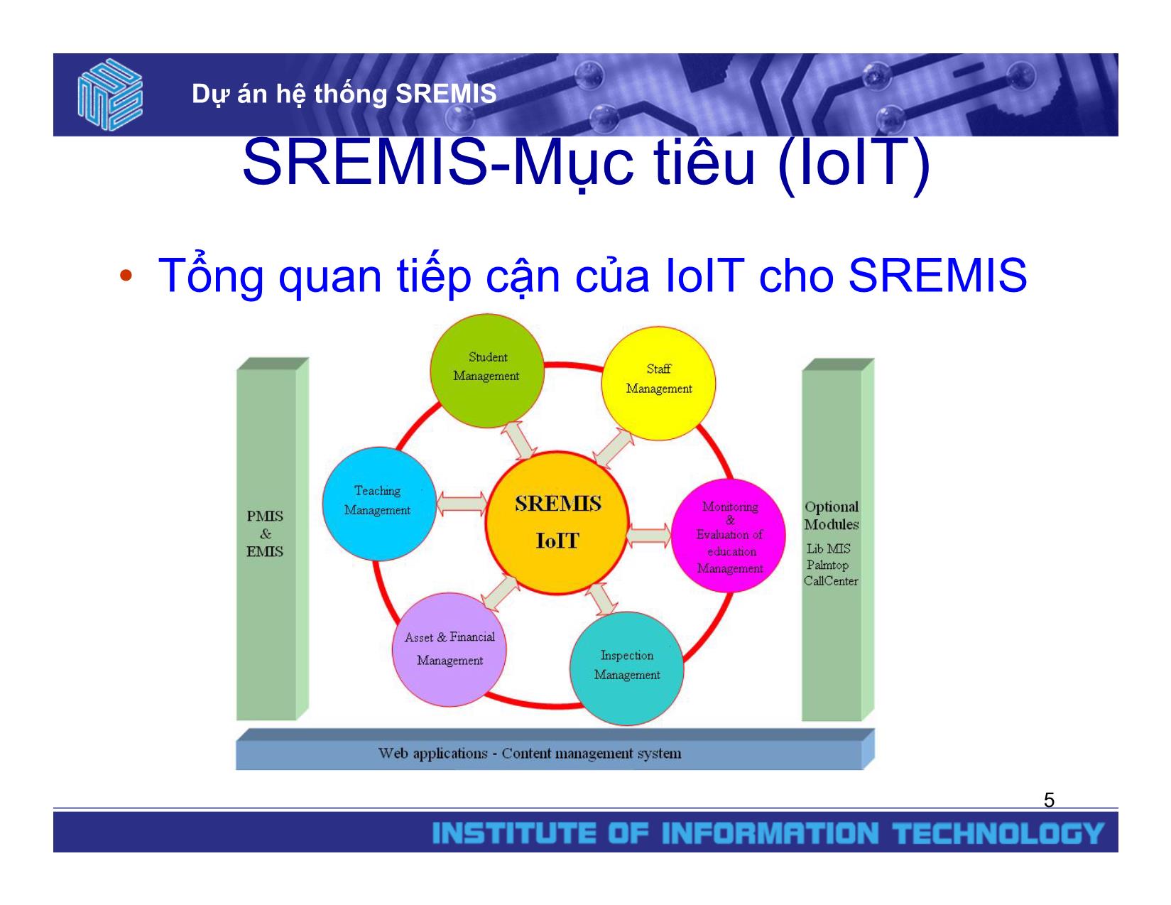 Dự án hệ thống SREMIS trang 5