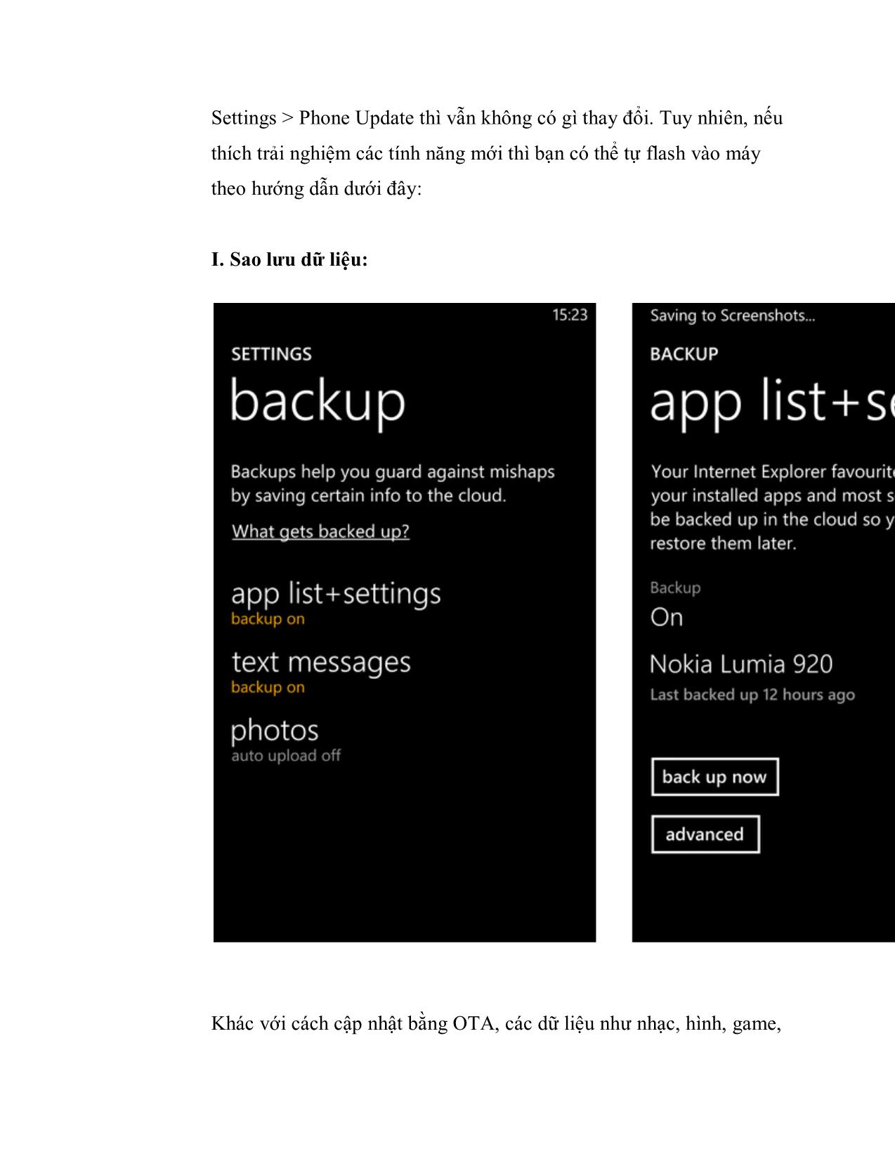 Hướng dẫn tải và cài đặt bản cập nhật Windows Phone 8 GDR2 cho Nokia Lumia 920/820/620 trang 2