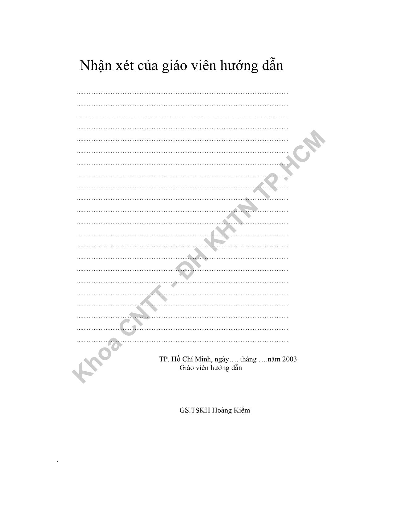 Luận văn Nghiên cứu và cài đặt bộ gán nhãn từ loại cho song ngữ Anh - Việt trang 2
