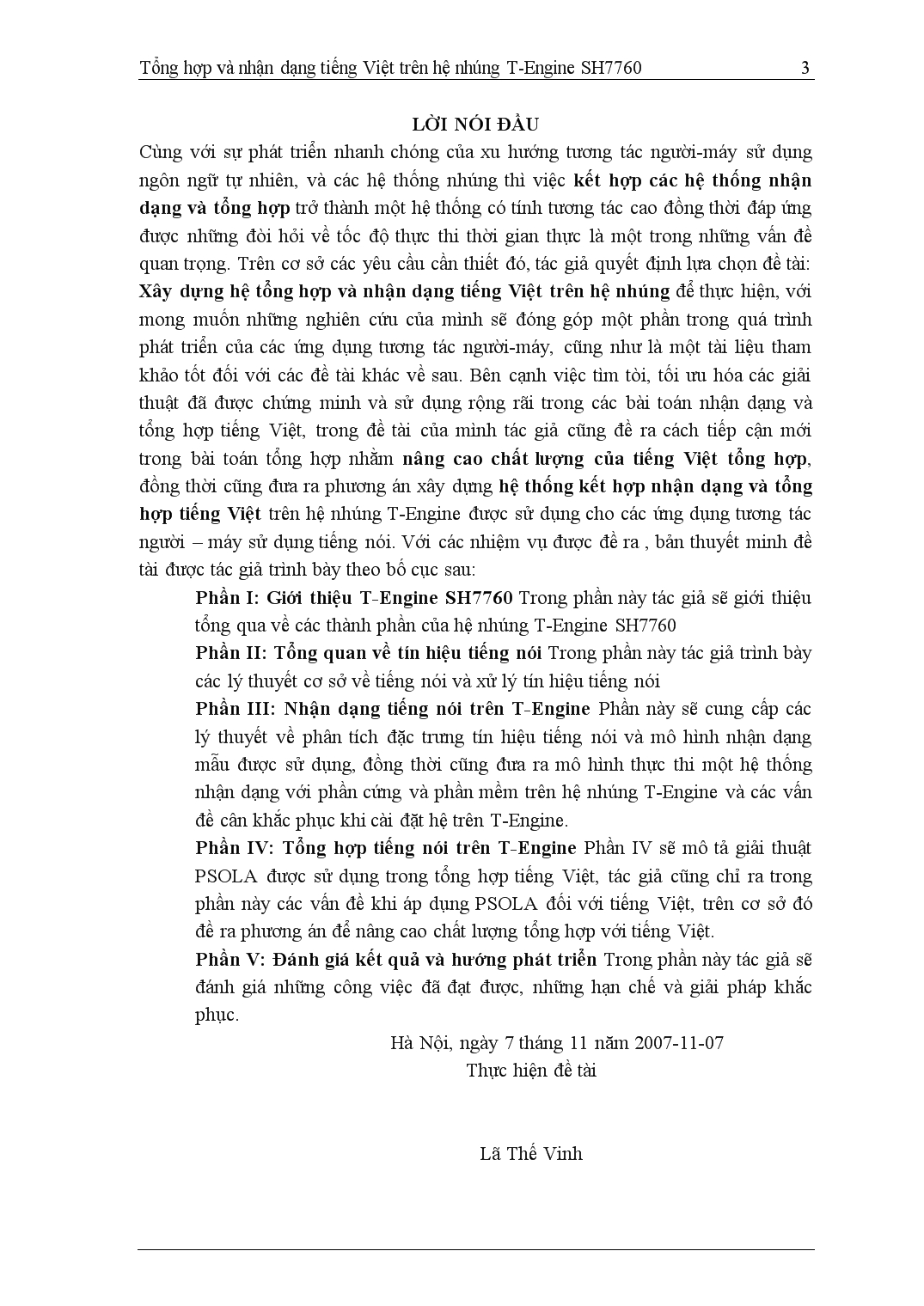 Luận văn Tổng hợp và nhận dạng tiếng Việt trên hệ nhúng T-Engine SH7760 trang 3