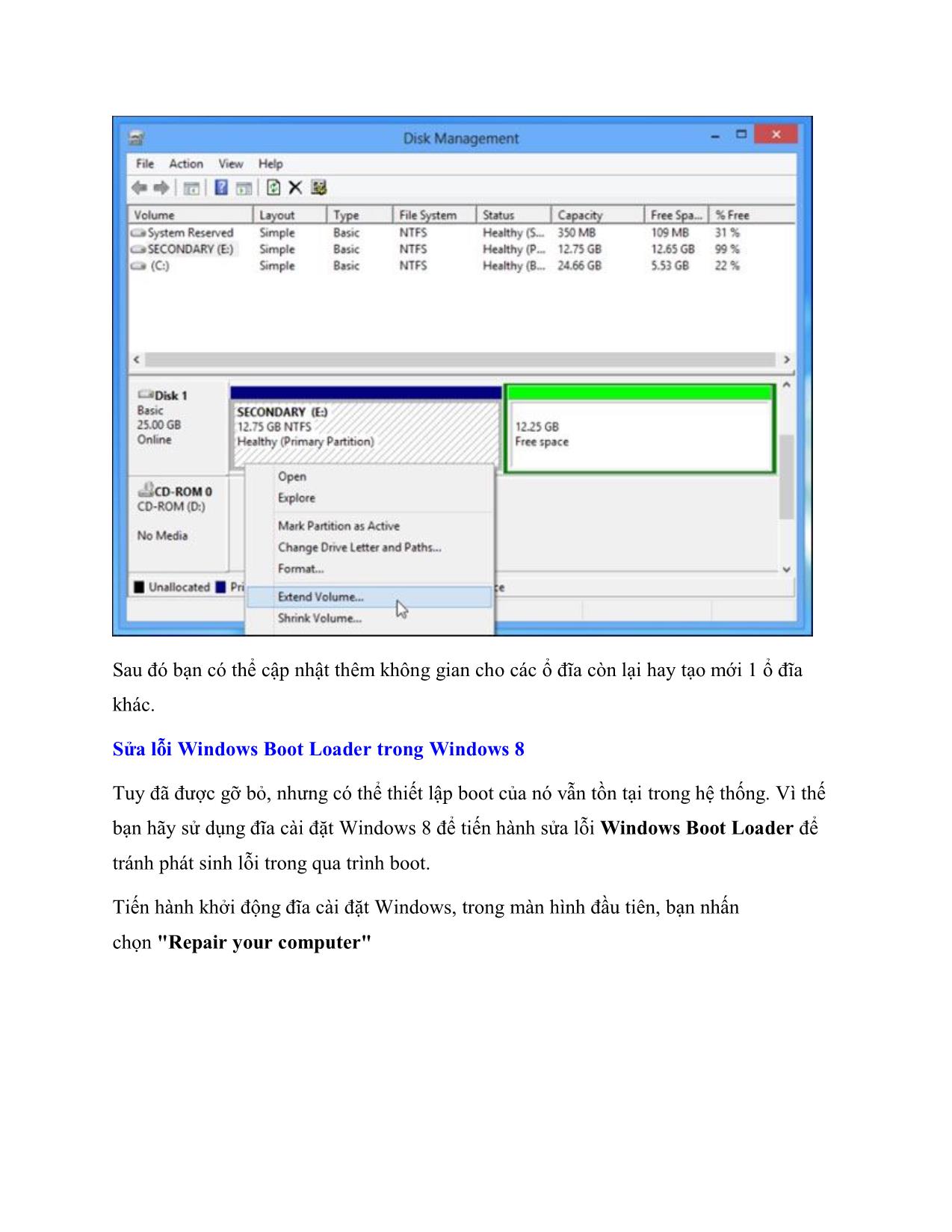 Những cách gỡ bỏ hệ điều hành nhân Linux được cài song song Windows 8 trang 5