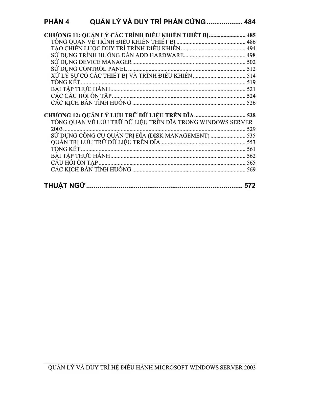 Quản lý và duy trì hệ điều hành Microsoft Windows Server 2003 trang 5