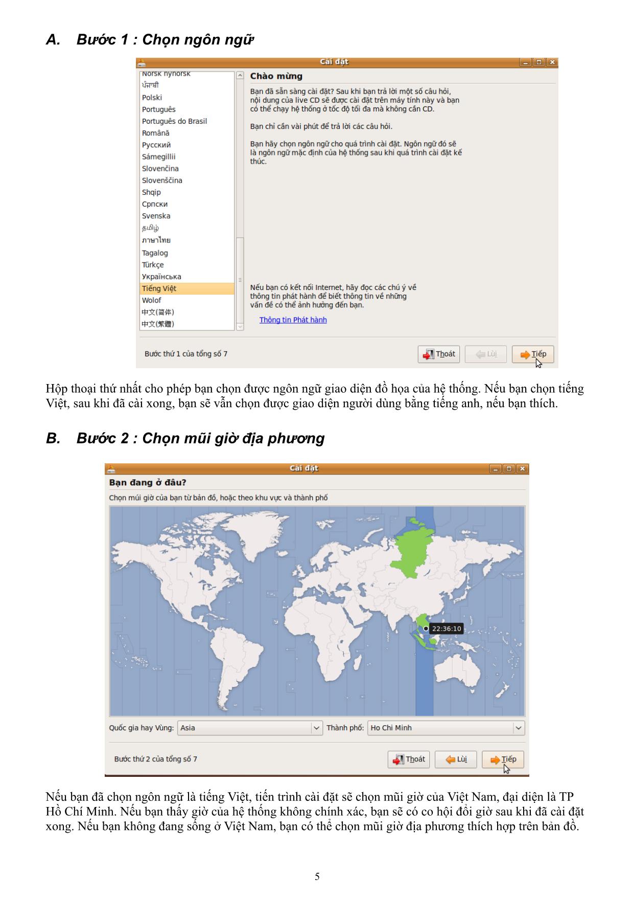 Tài liệu hướng dẫn sử dụng Ubuntu bằng tiếng Việt trang 5