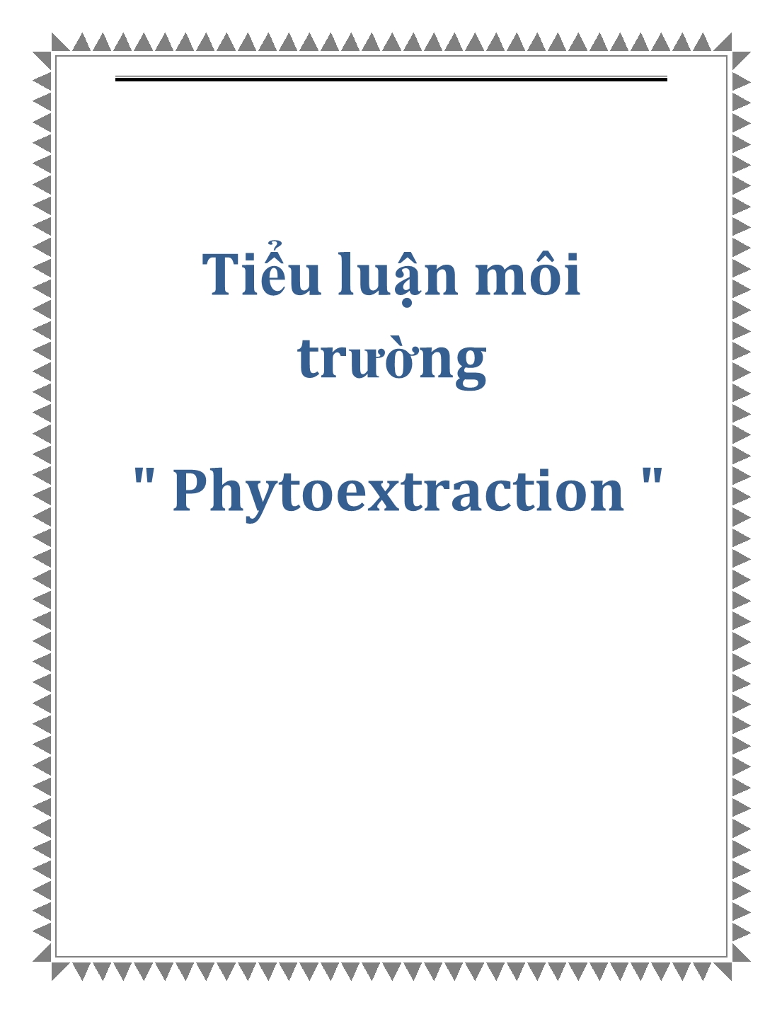 Tiểu luận Phytoextraction trang 1