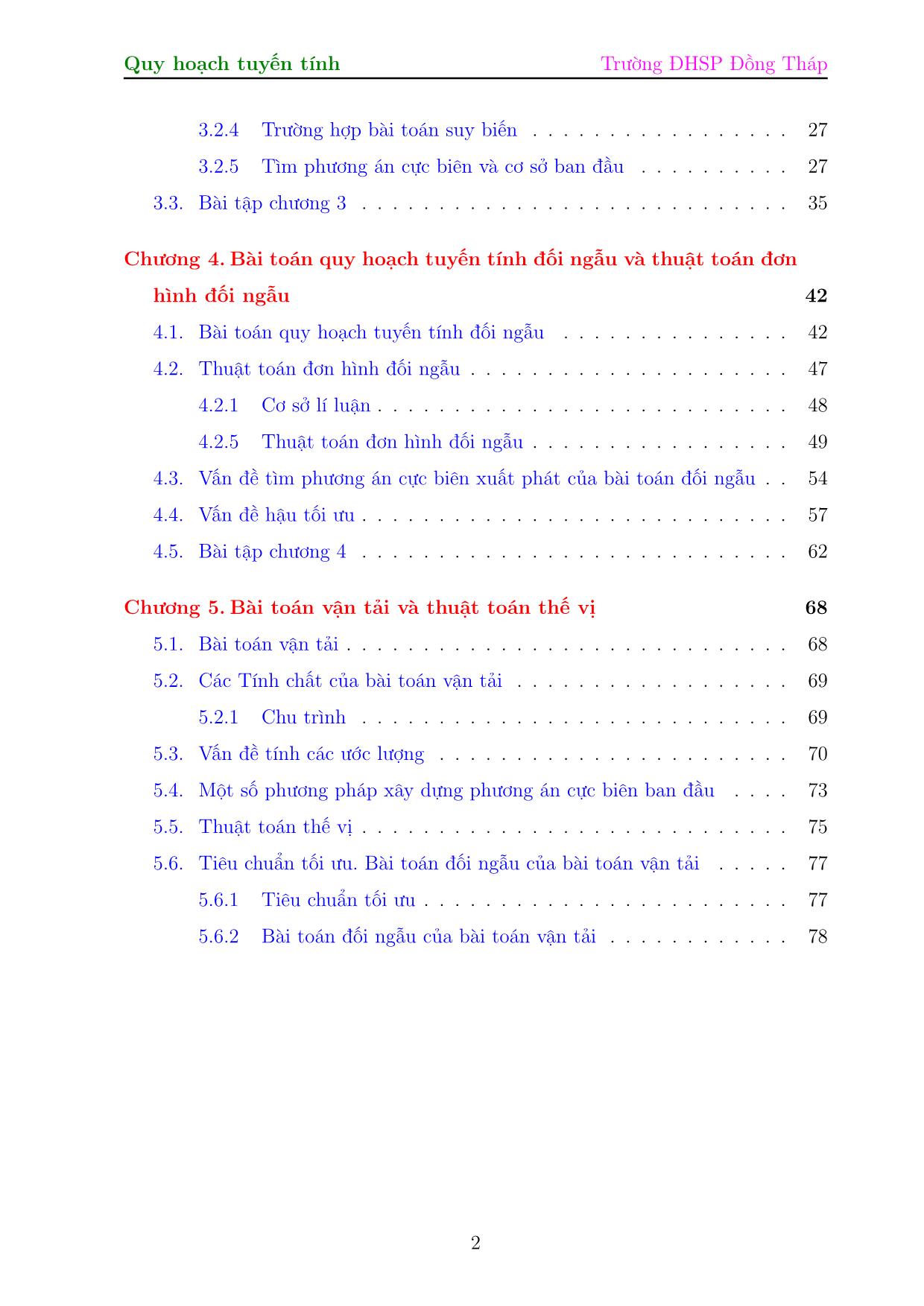 Bài giảng Bài toán quy hoạch tuyến tính trang 2