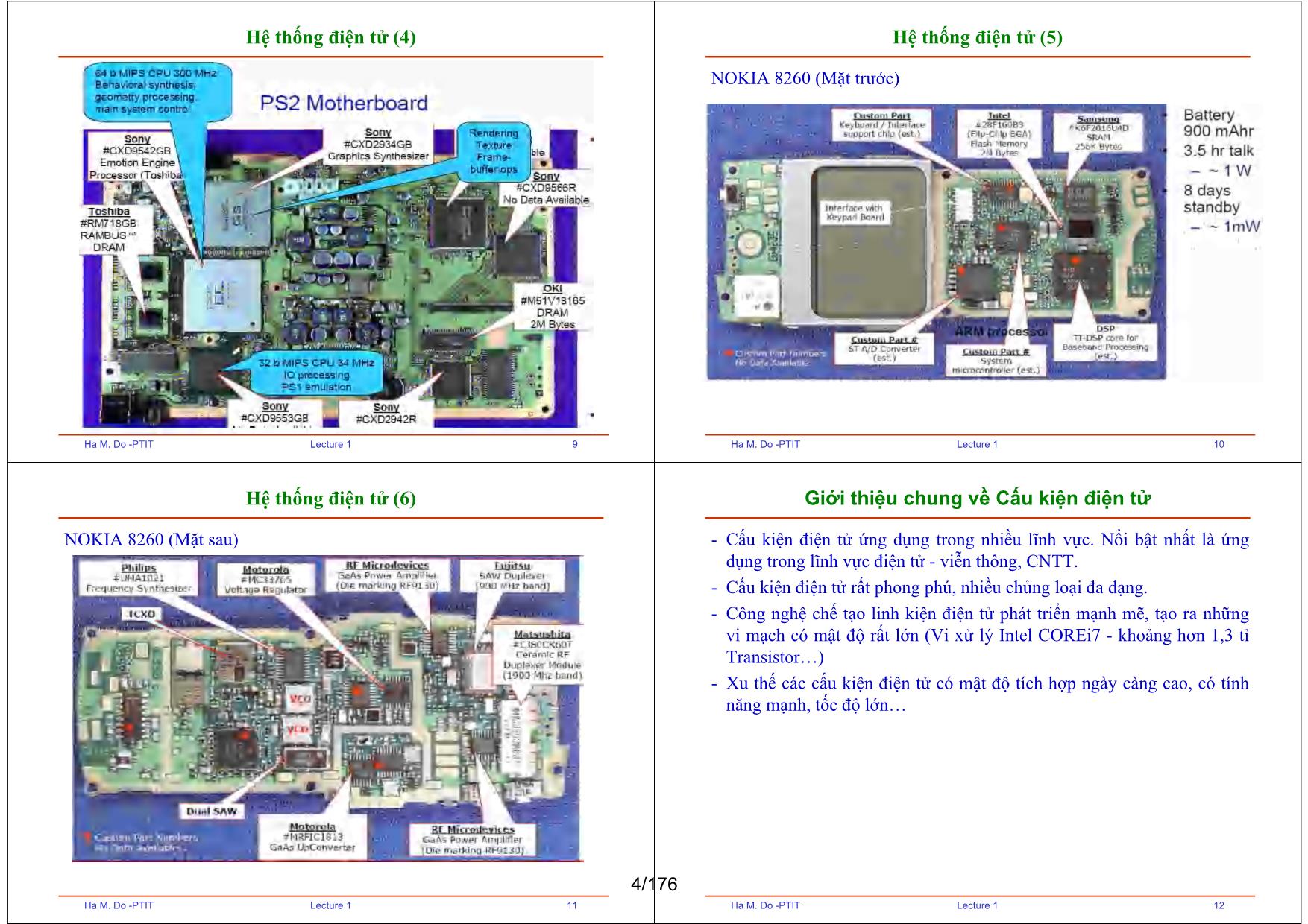 Bài giảng Cấu kiện điện tử electronic devices trang 4