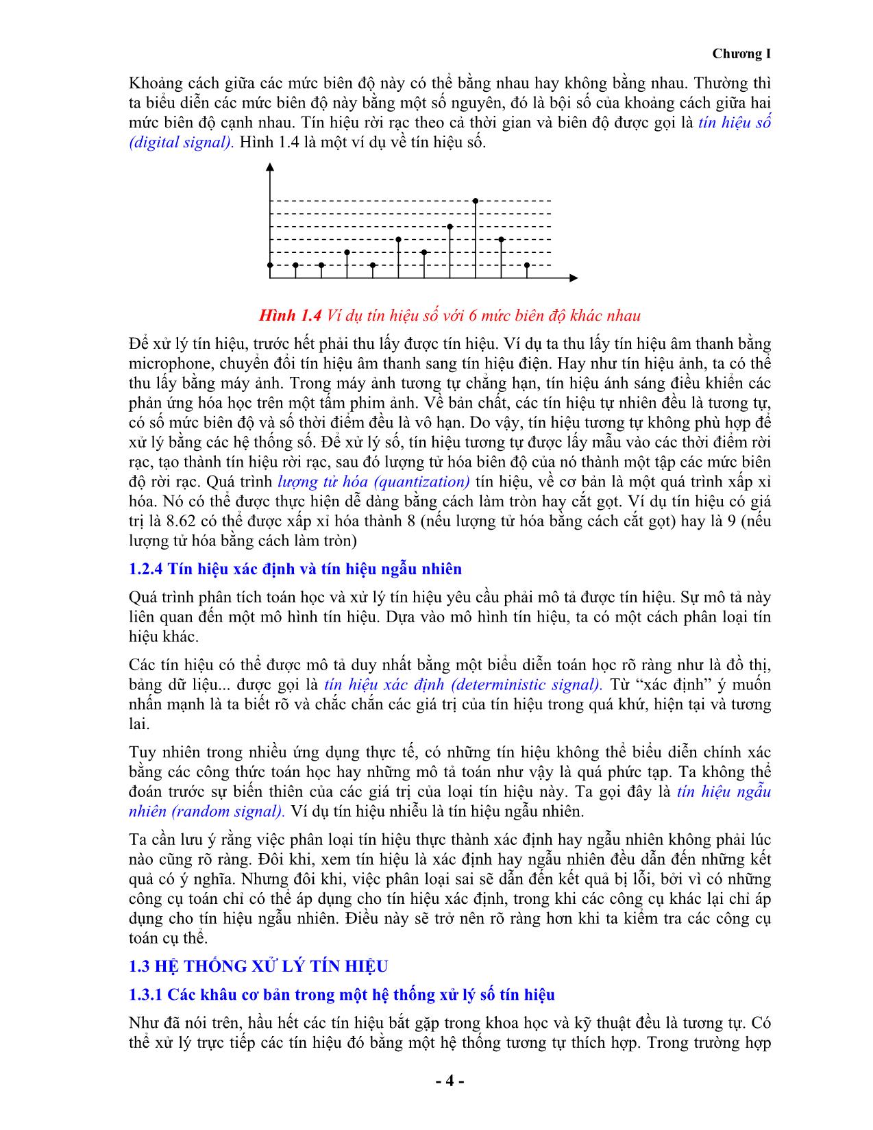 Bài giảng Giới thiệu xử lý tín hiệu số trang 4