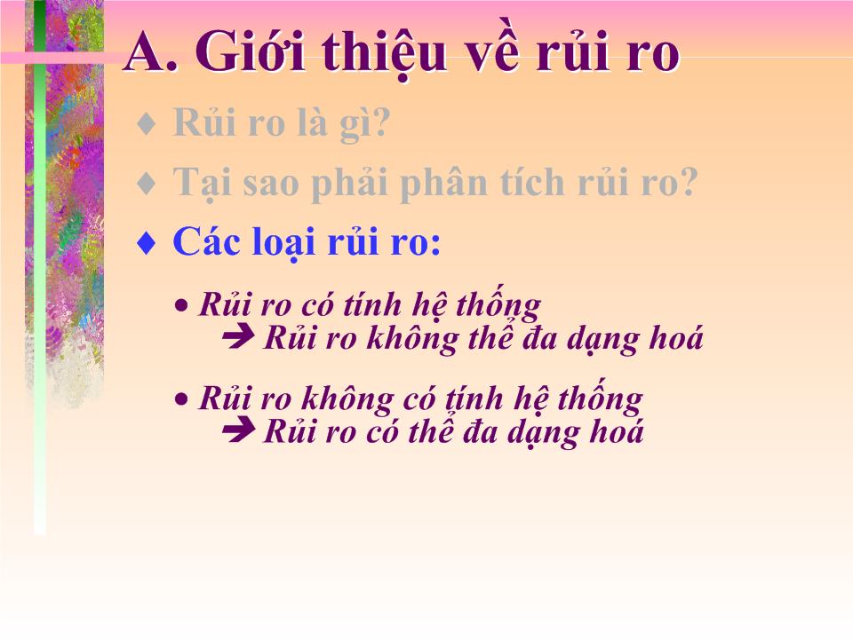 Bài giảng Phân tích rủi ro trang 5