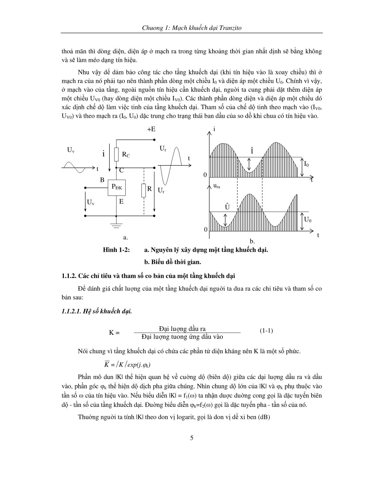 Bài giảng Phân tích, thiết kế các mạch điện trong hệ thống mạch điện tử trang 4