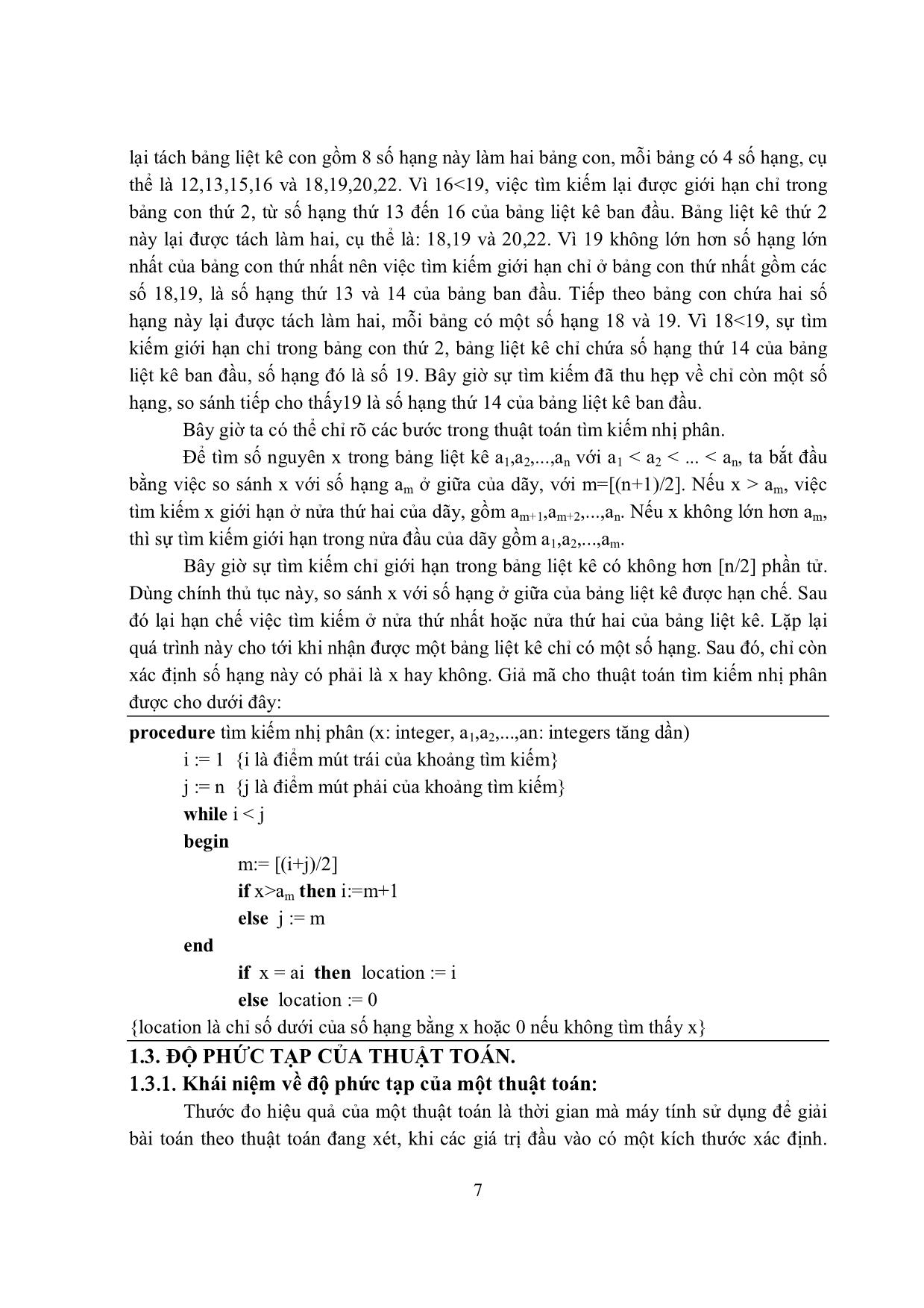 Bài giảng Thuật toán học trang 4