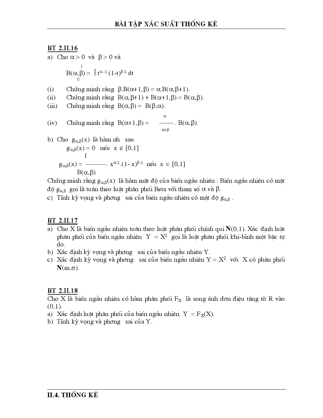 Bài tập về xác suất thống kê trang 5