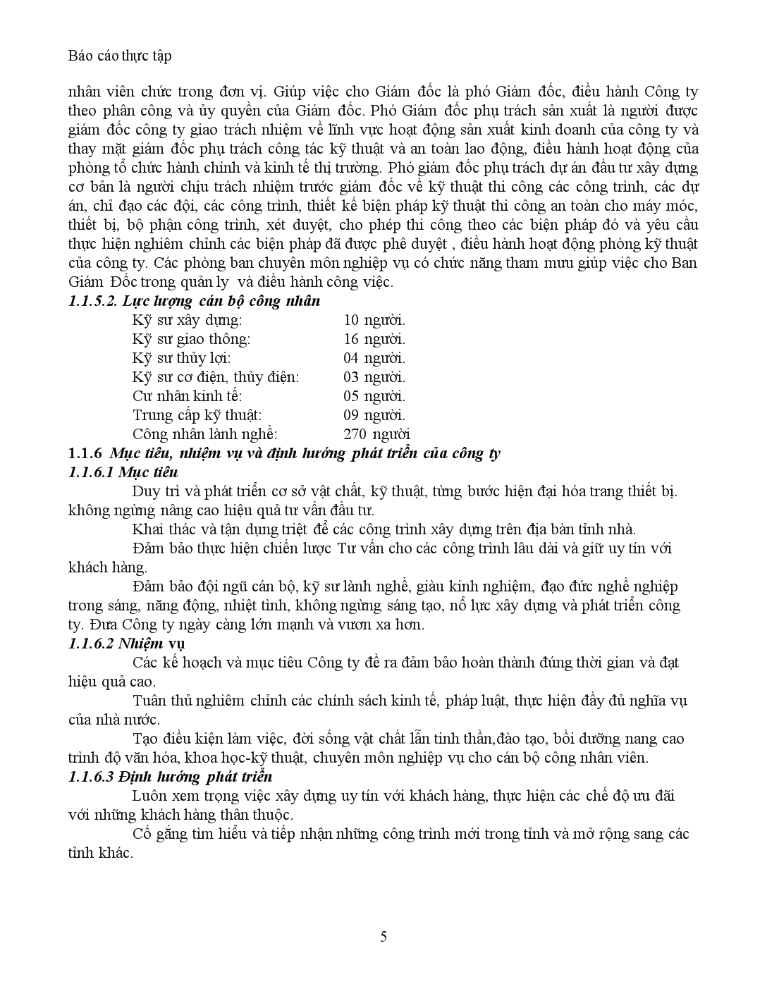 Báo cáo Kế toán về công nợ tại công ty cổ phần xây dựng Sơn Trang trang 5