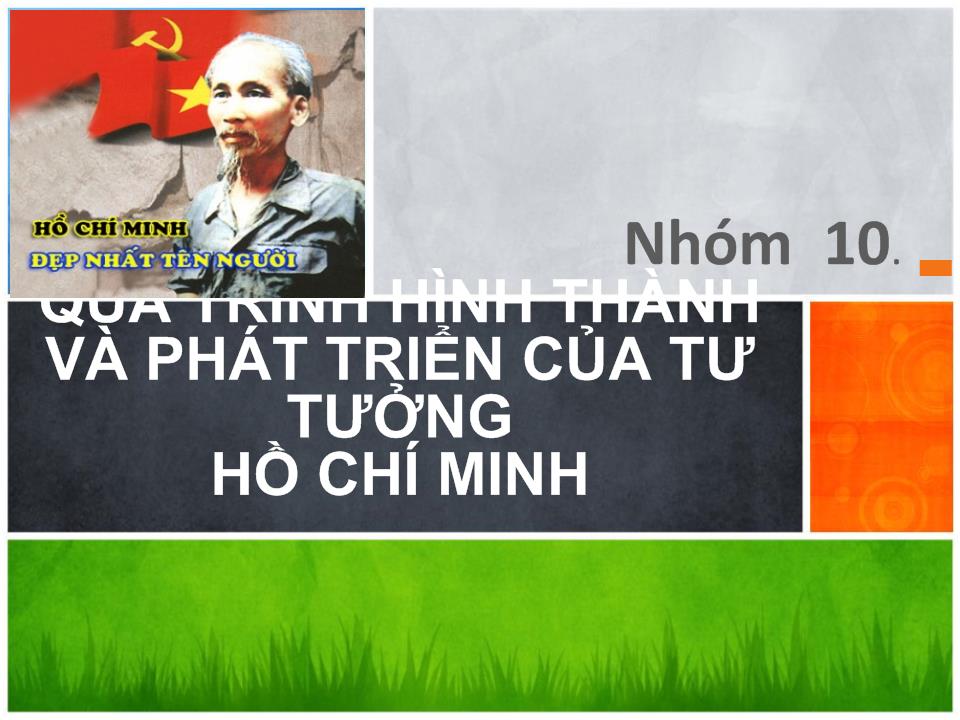 Đề tài Quá trình hình thành và phát triển của tư tưởng Hồ Chí Minh trang 1