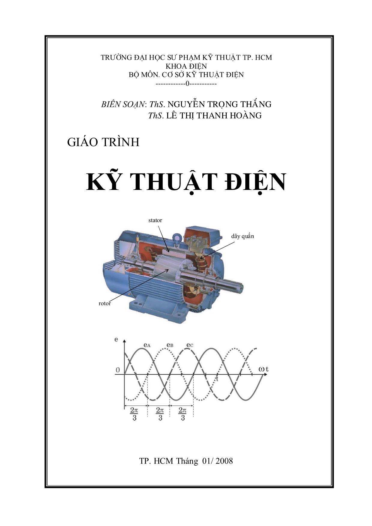 Giáo trình Kỹ thuật điện trang 1