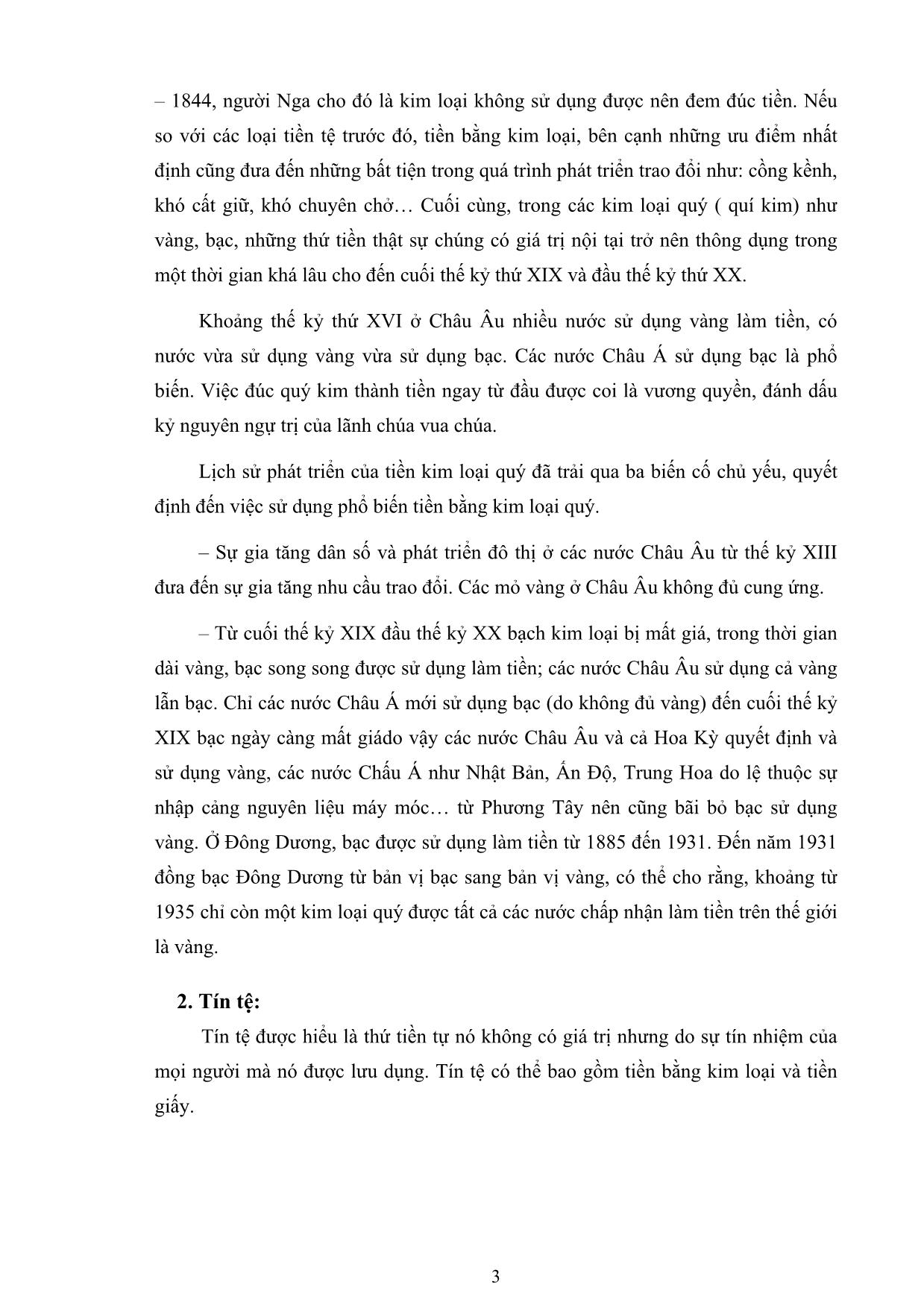 Giáo trình Môn học Tài chính-Tiền tệ trang 5