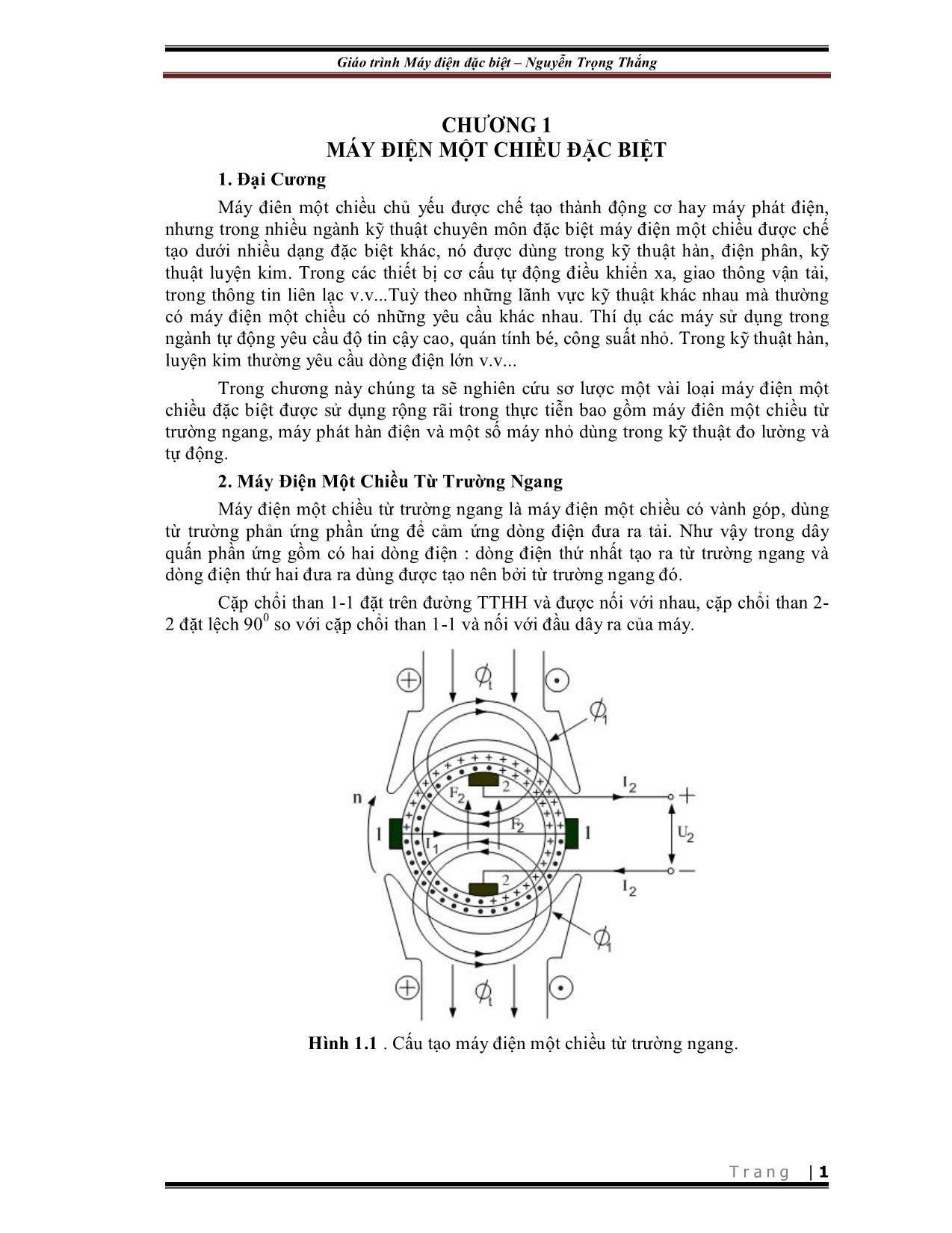 Giáo trình  máy điện  đặc biệt trang 2