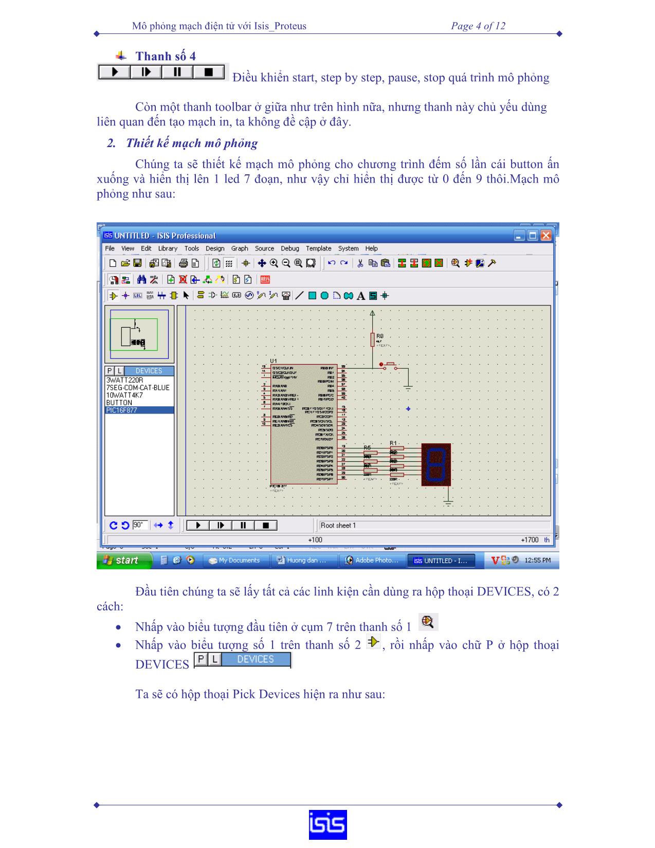 Mô phỏng một chương trình đơn giản của pic bằng isis_proteus trang 4