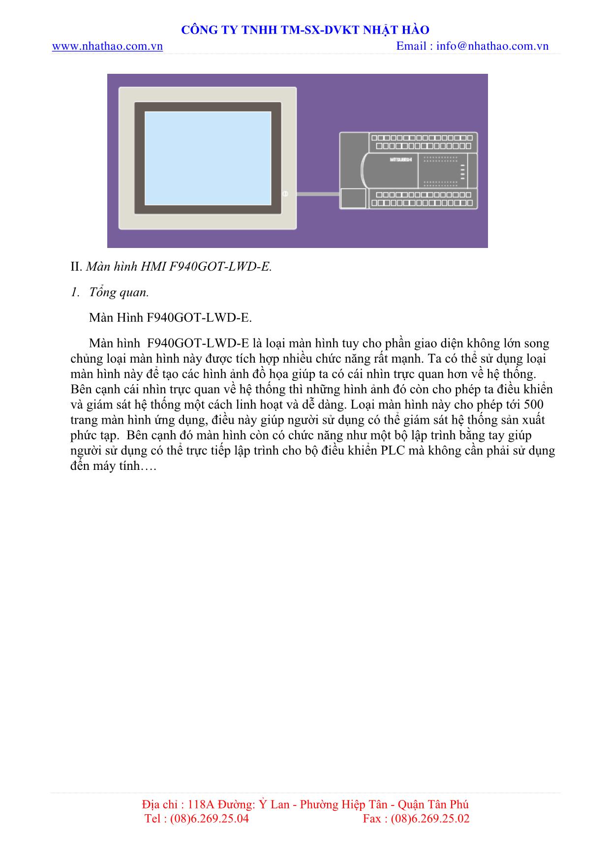 Tài liệu hướng dẫn sử dụng màn hình HMI trang 5