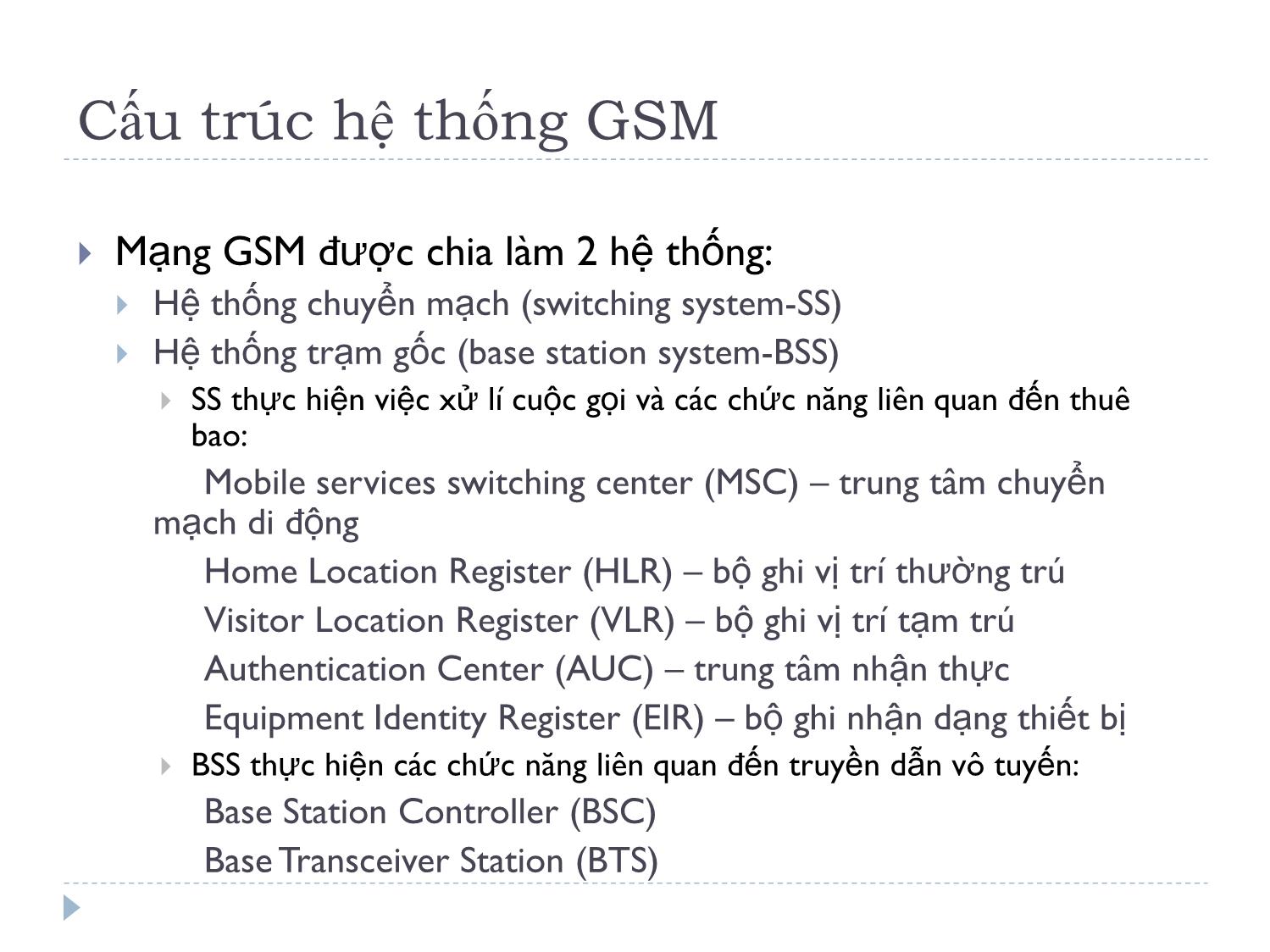 Tổng quan hệ thống gsm trang 5