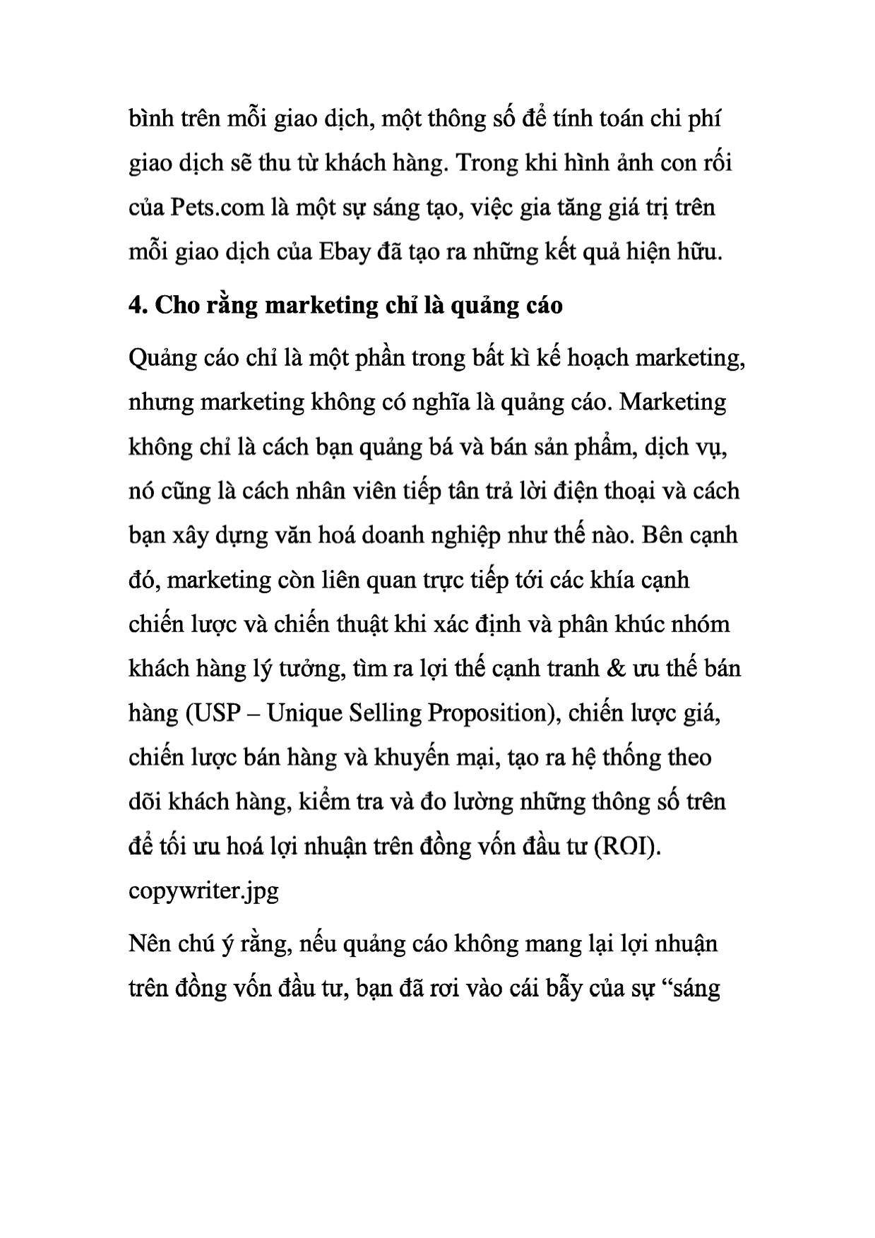 5 cách “giết chết” kế hoạch marketing trang 5