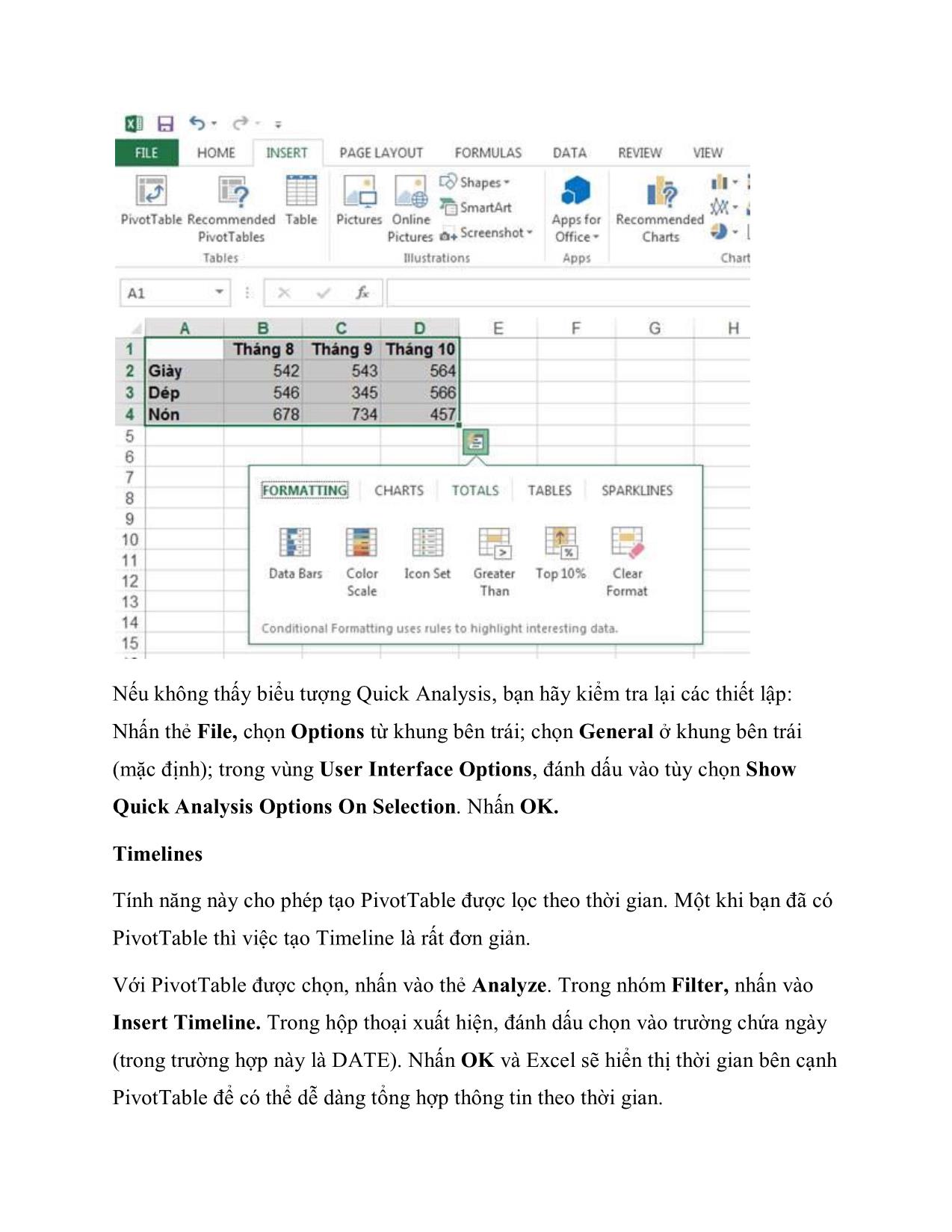 8 tính năng tốt nhất trên Excel 2013 trang 5