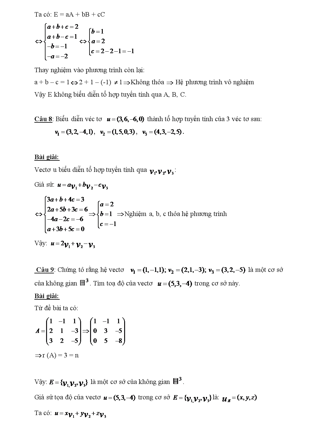 Bài giải ngân hàng đề thi toán cao cấp a2 trang 4