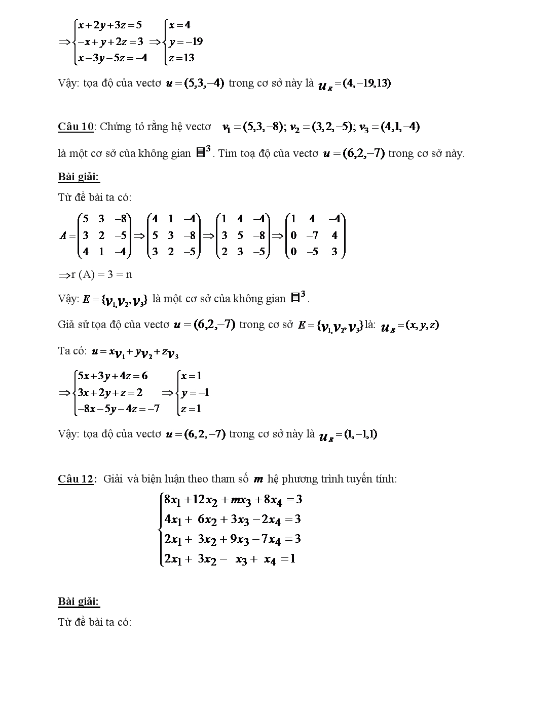 Bài giải ngân hàng đề thi toán cao cấp a2 trang 5