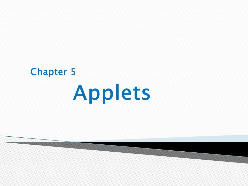 Bài giảng Applets trang 1