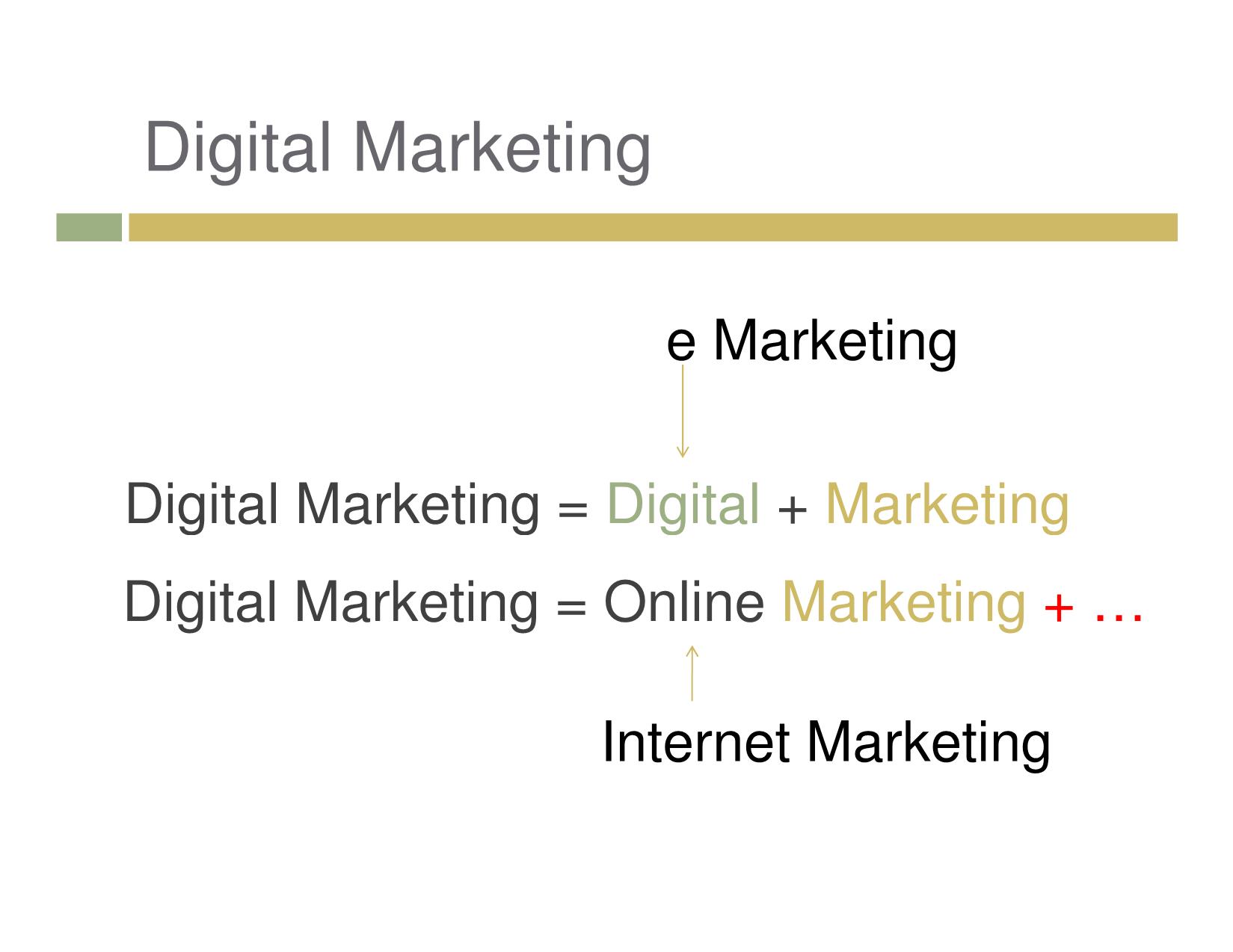 Bài giảng Digital Marketing – Tiếp thị Kỹ thuật số trang 4