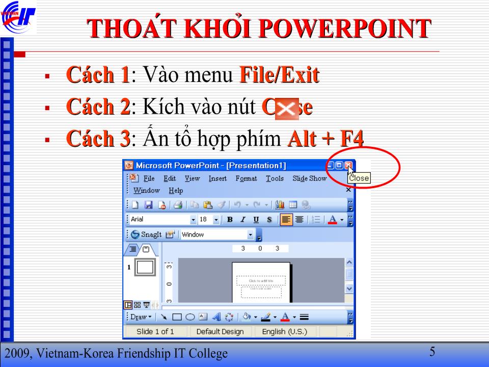 Bài giảng Microsoft powerpoint trang 5