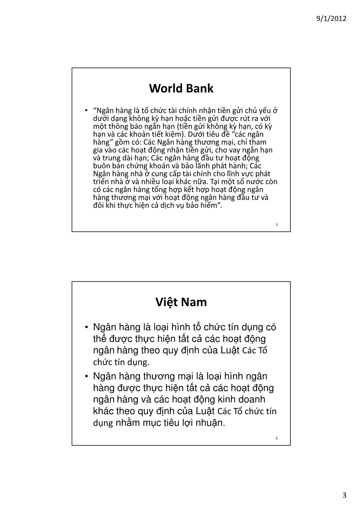 Bài giảng Quản trị ngân hàng thương mại trang 3