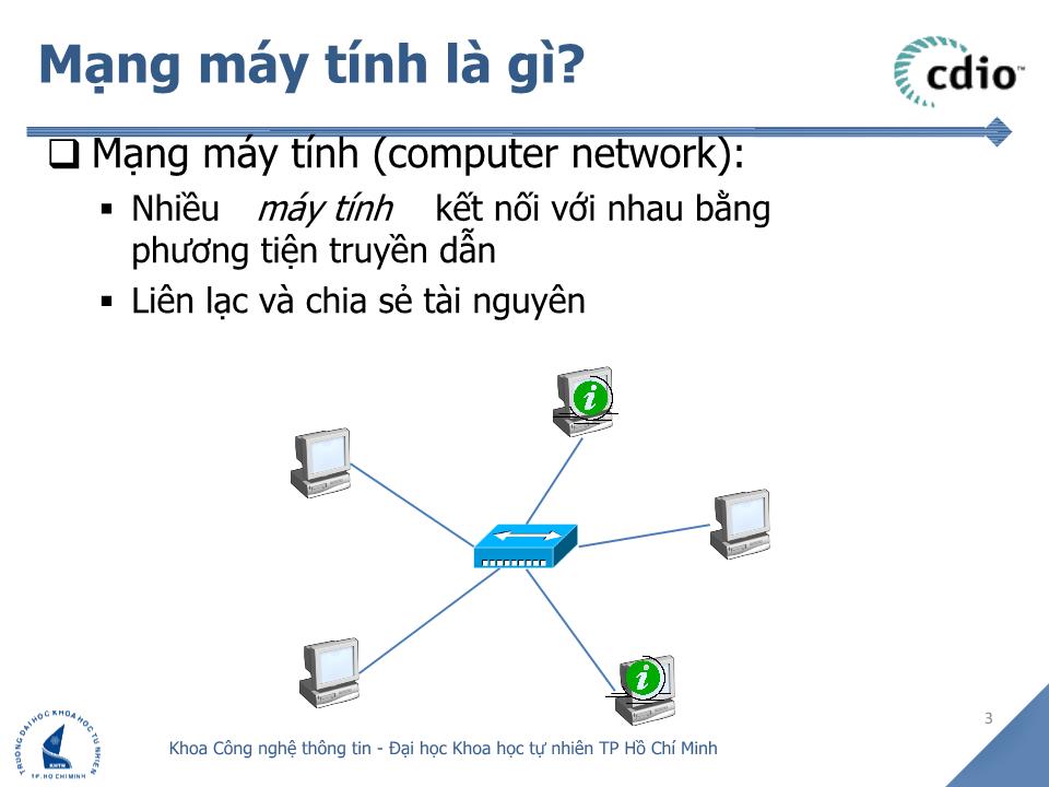 Bài giảng Tổng quan mạng máy tính trang 3