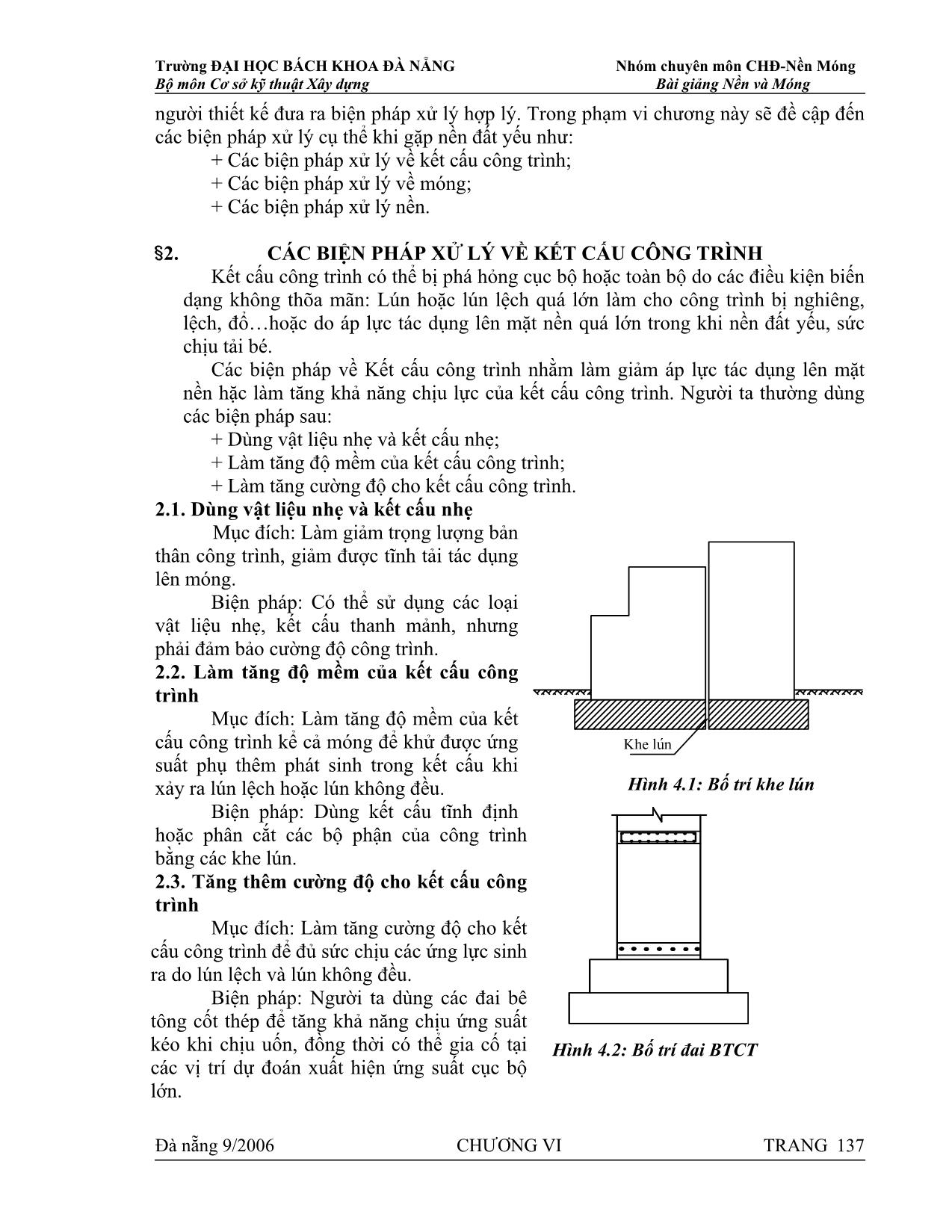 Bài giảng Xây dựng công trình trên nền đất yếu trang 2