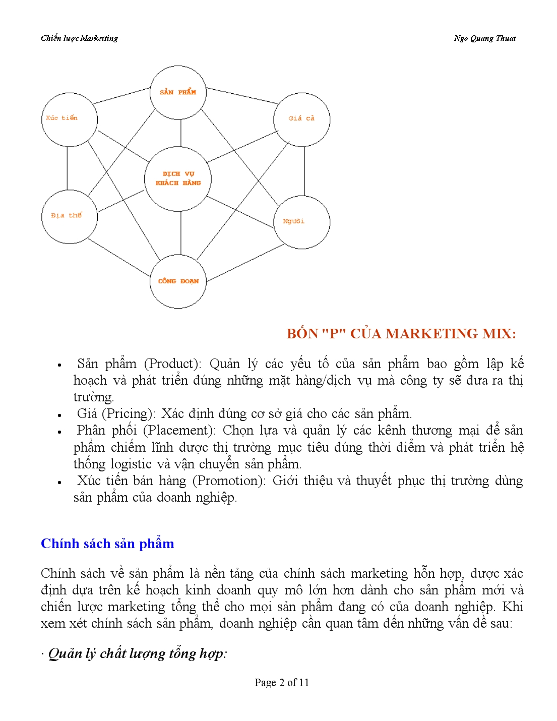 Các hoạt động marketing với quá trình phát triển sản phẩm mới trang 2