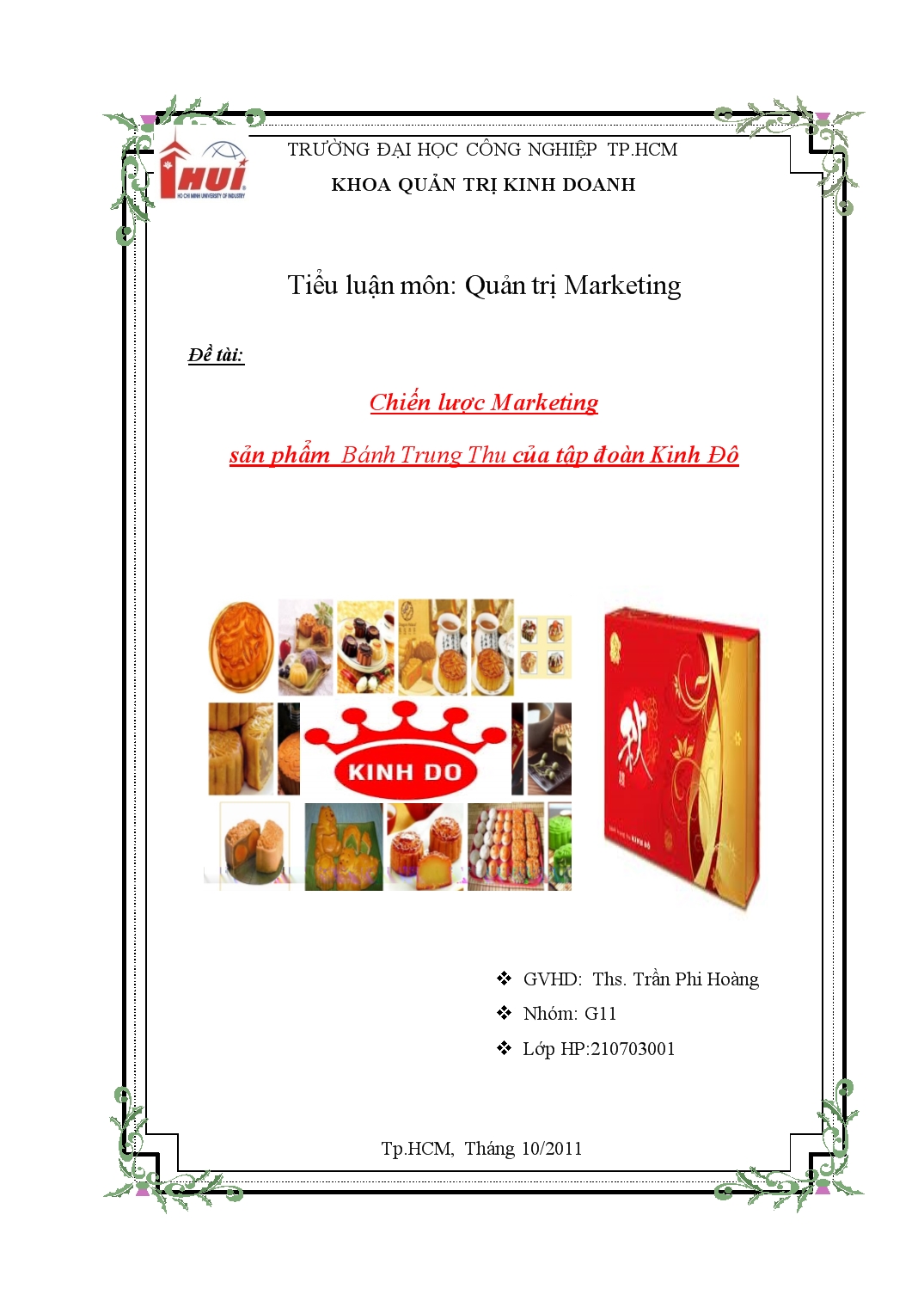 Chiến lược marketing sản phẩm bánh trung thu của tập đoàn Kinh Đô trang 1