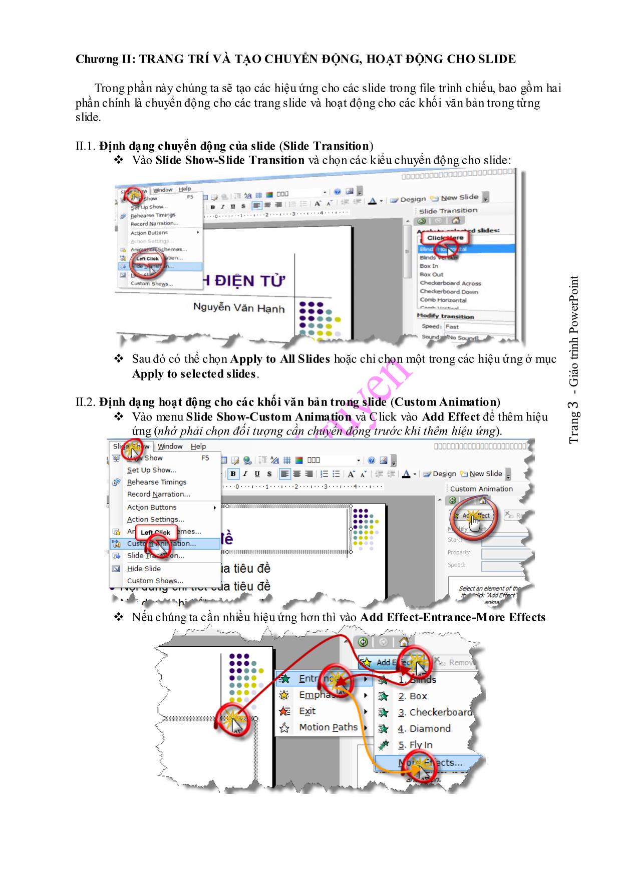 Giáo trình thực hành powerpoint trang 3