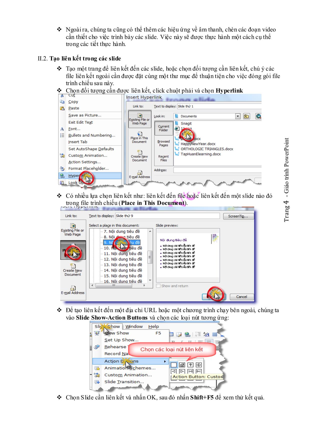 Giáo trình thực hành powerpoint trang 4