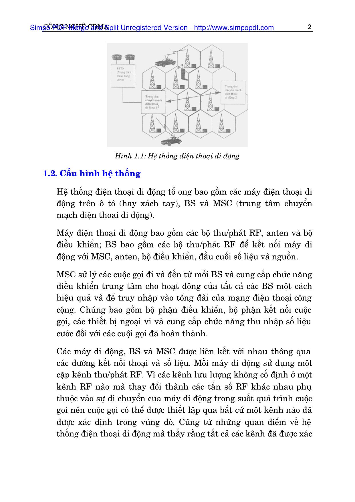 Giáo trình Tổng quan về hệ thống điện thoại di động tổ ong trang 3
