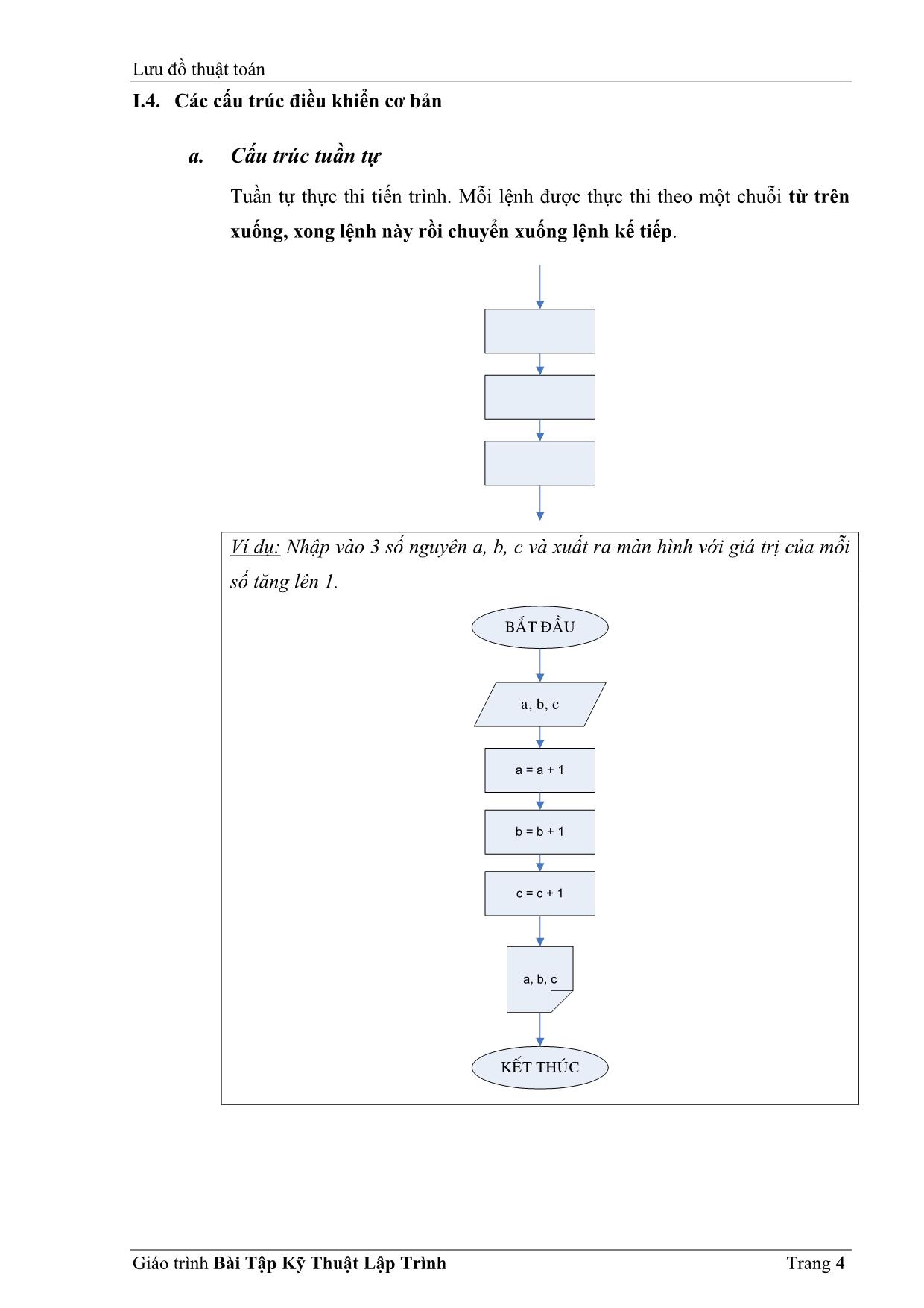 Giáo trình về bài tập kỹ thuật lập trình trang 4