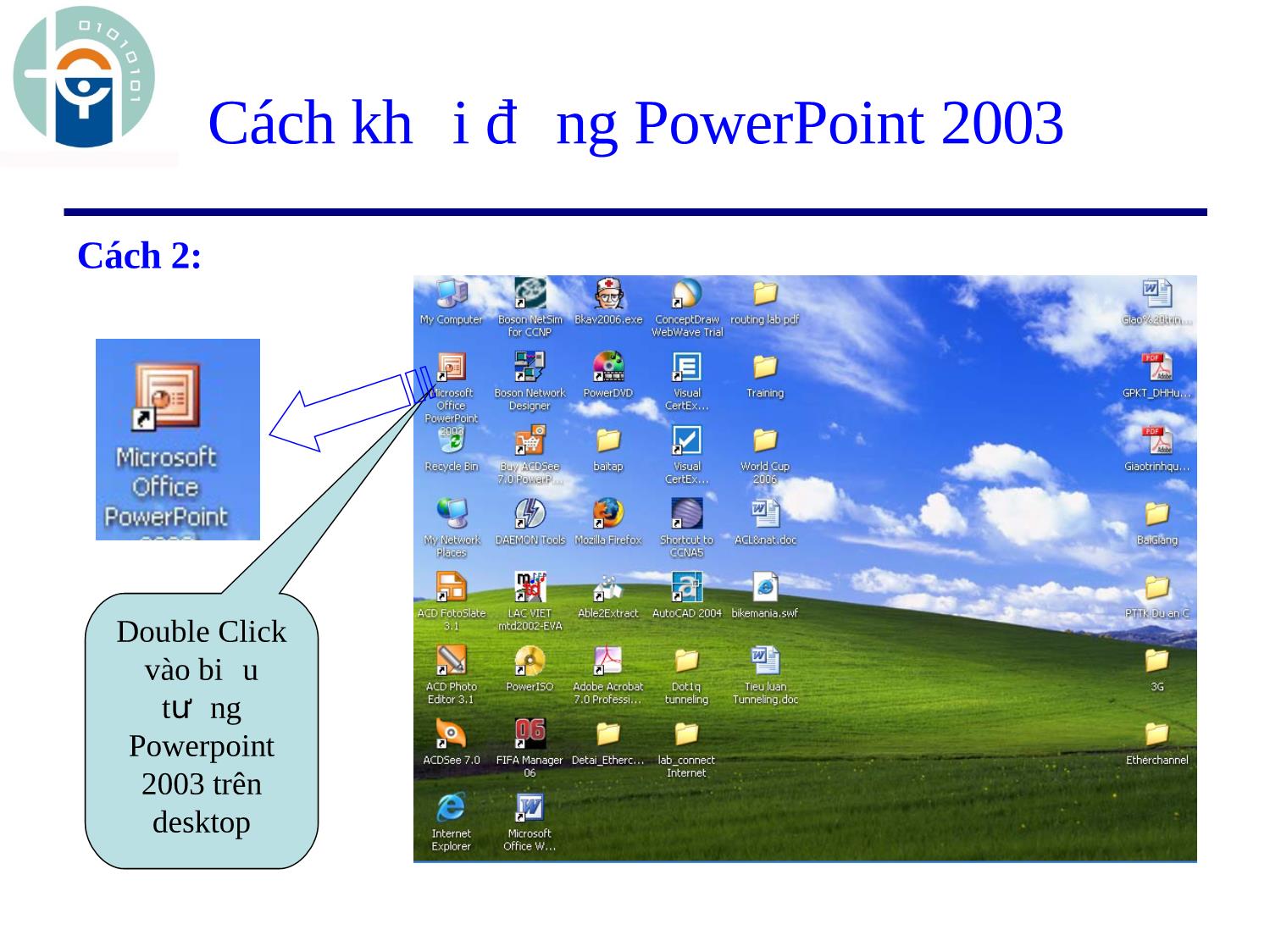 Giới thiệu Powerpoint 2003 trang 4