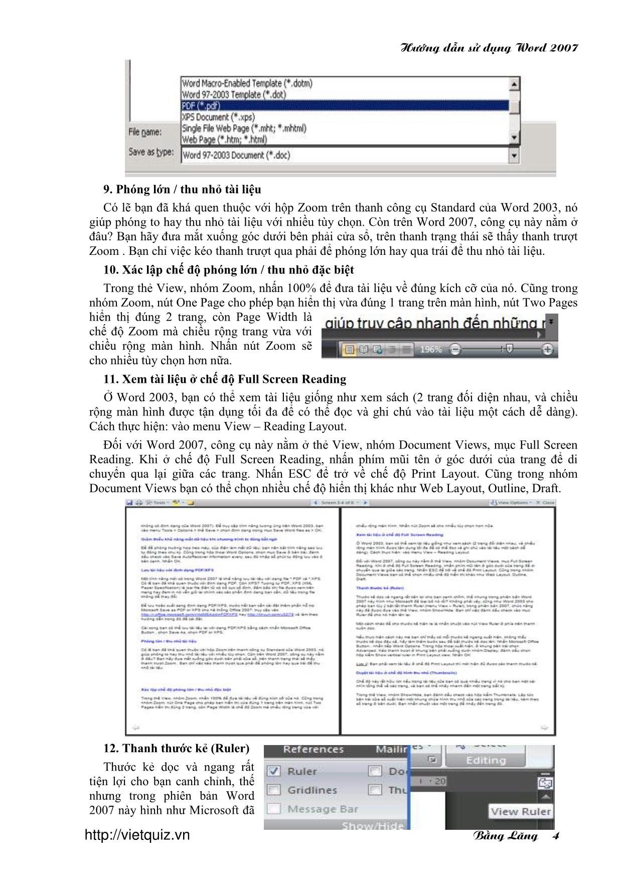Hướng dẫn sử dụng word 2007 trang 4