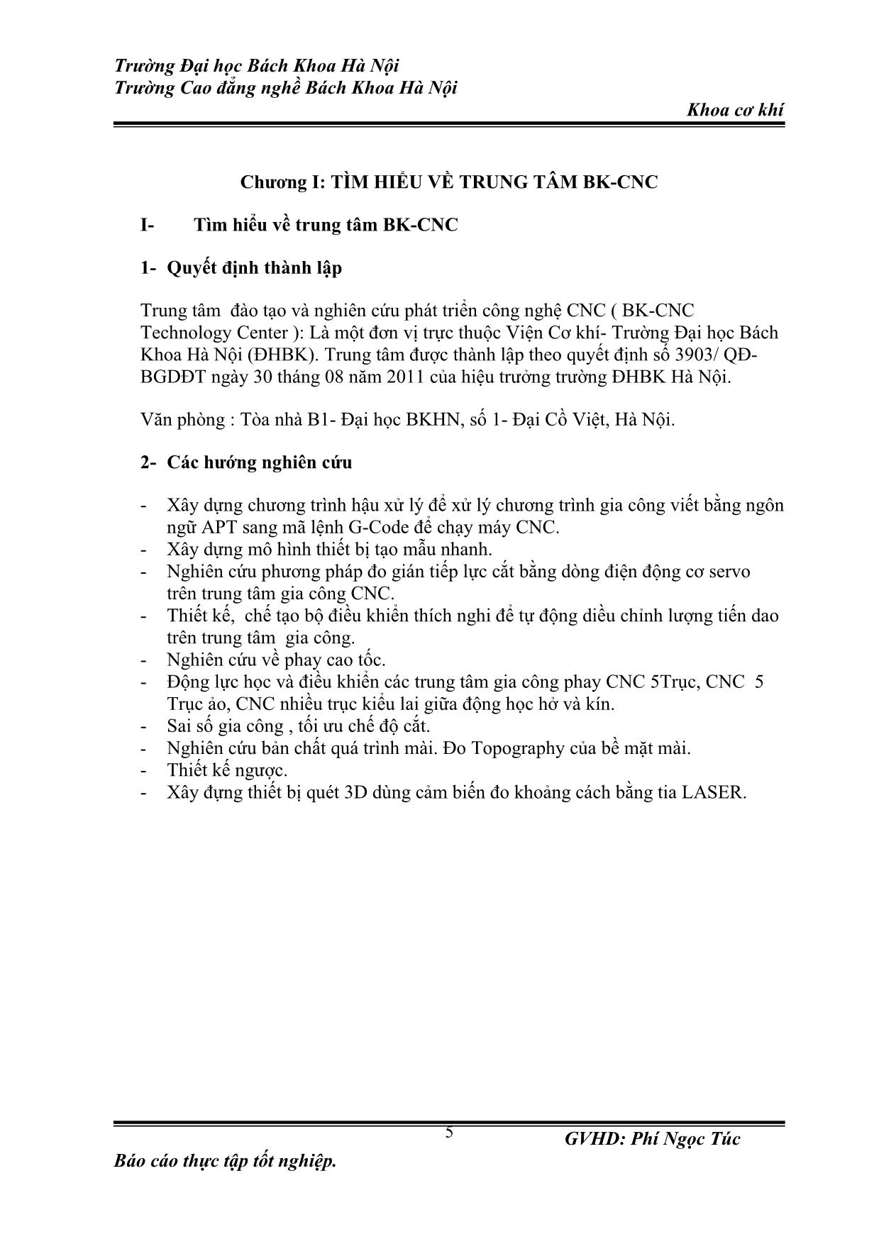 Luận văn Một số bài tập thực hành trên phần mềm cimatron e1o trang 5